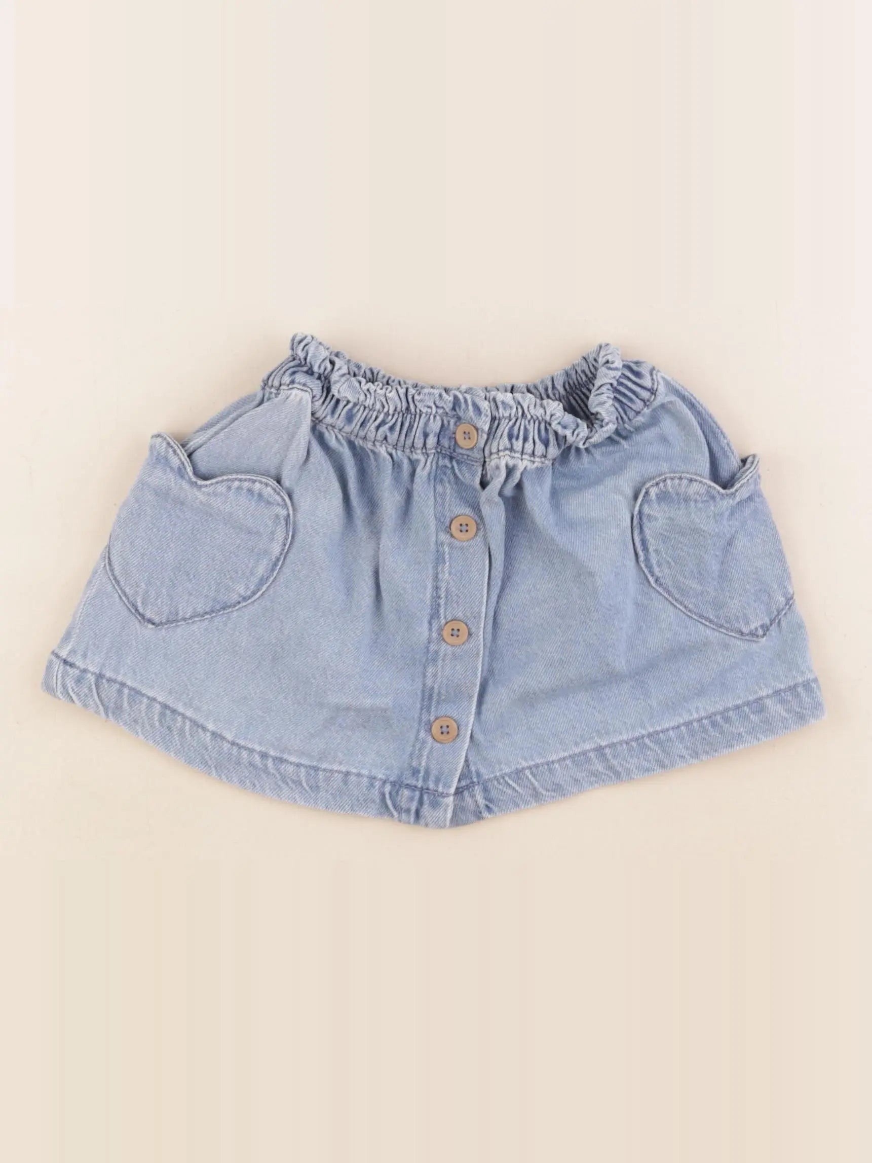 Vertbaudet - jupe bleu - 18 mois
