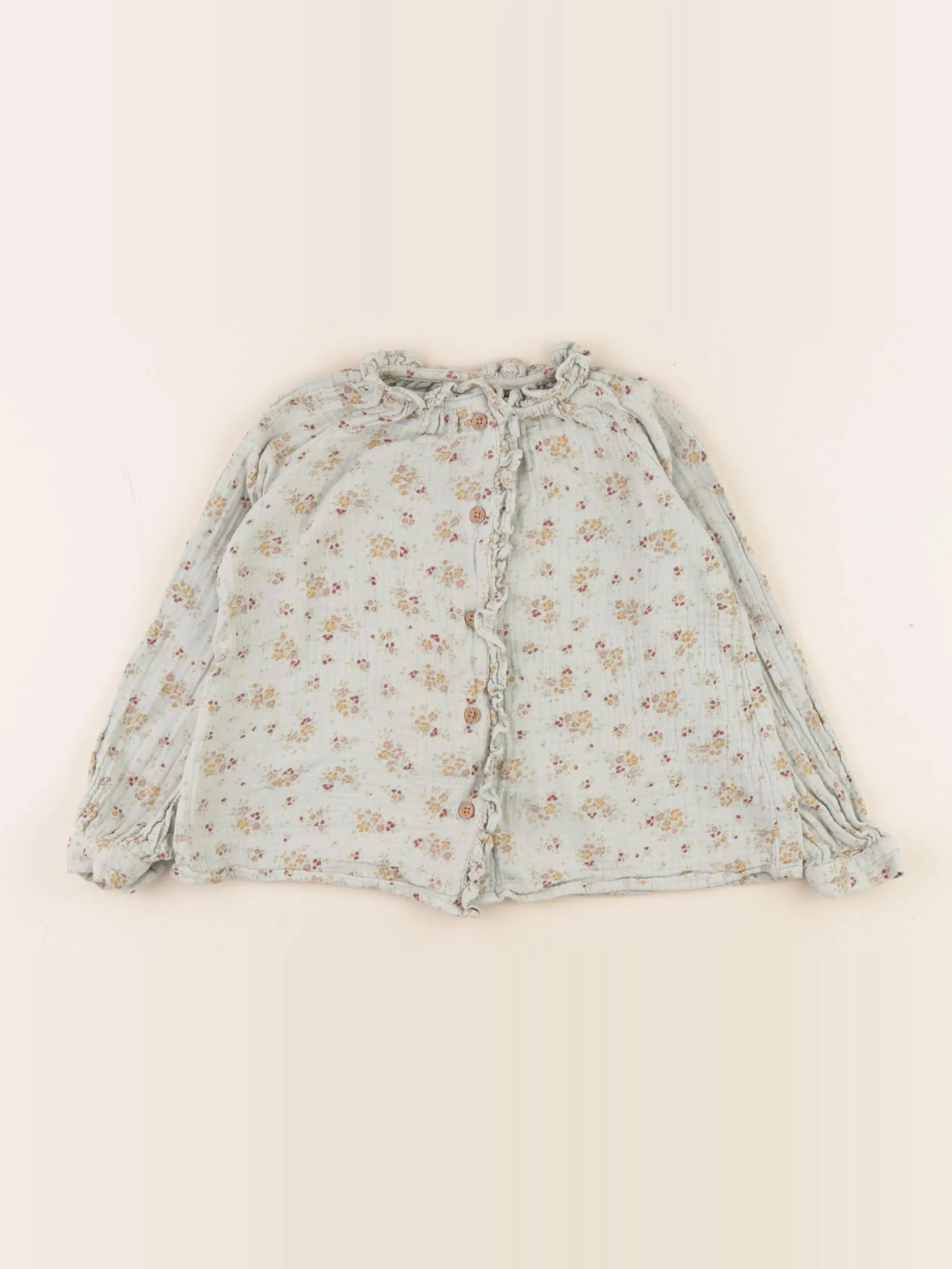 Vertbaudet - blouse vert - 4 ans