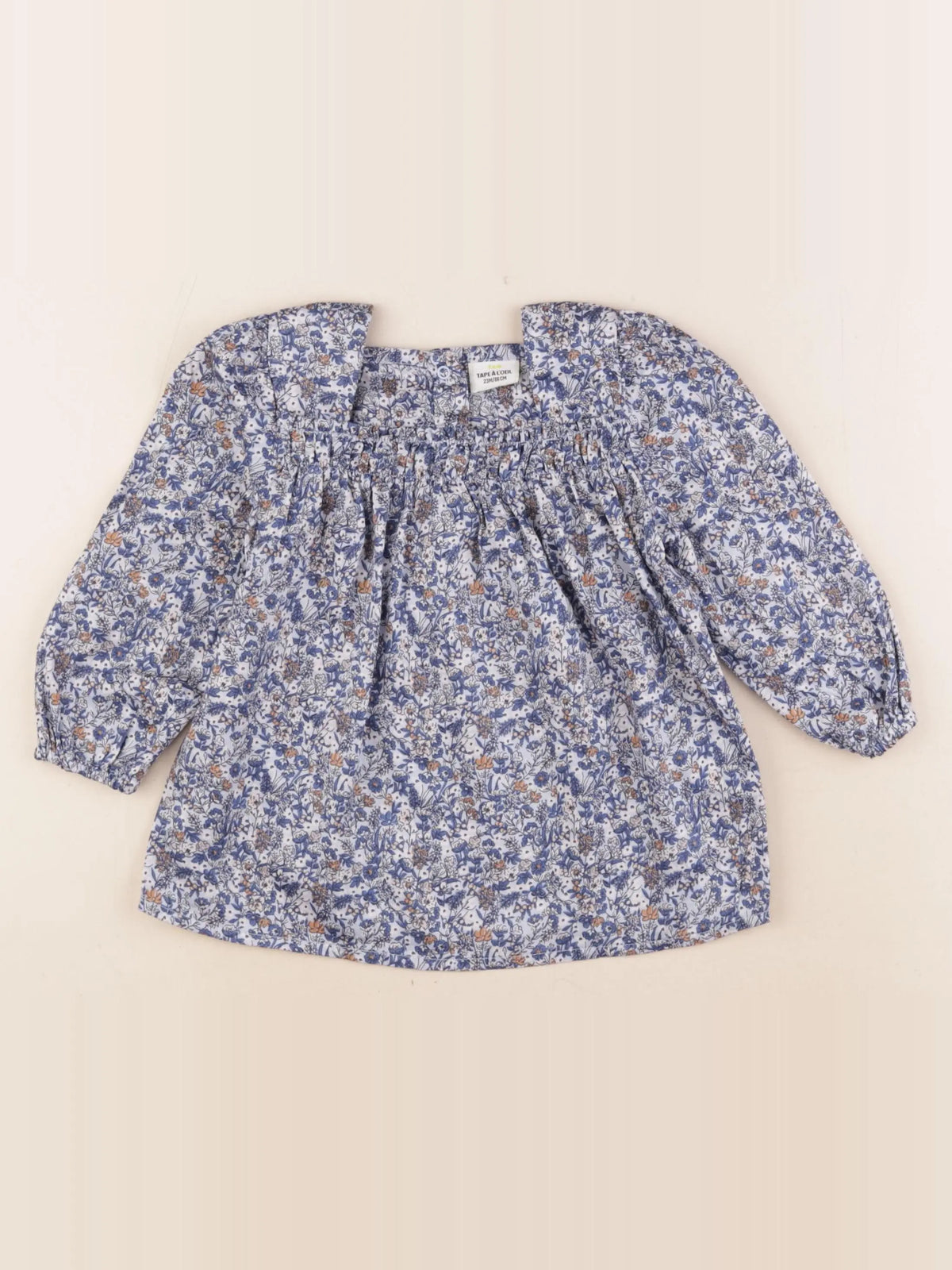 Tape à l'oeil - blouse bleu - 2 ans