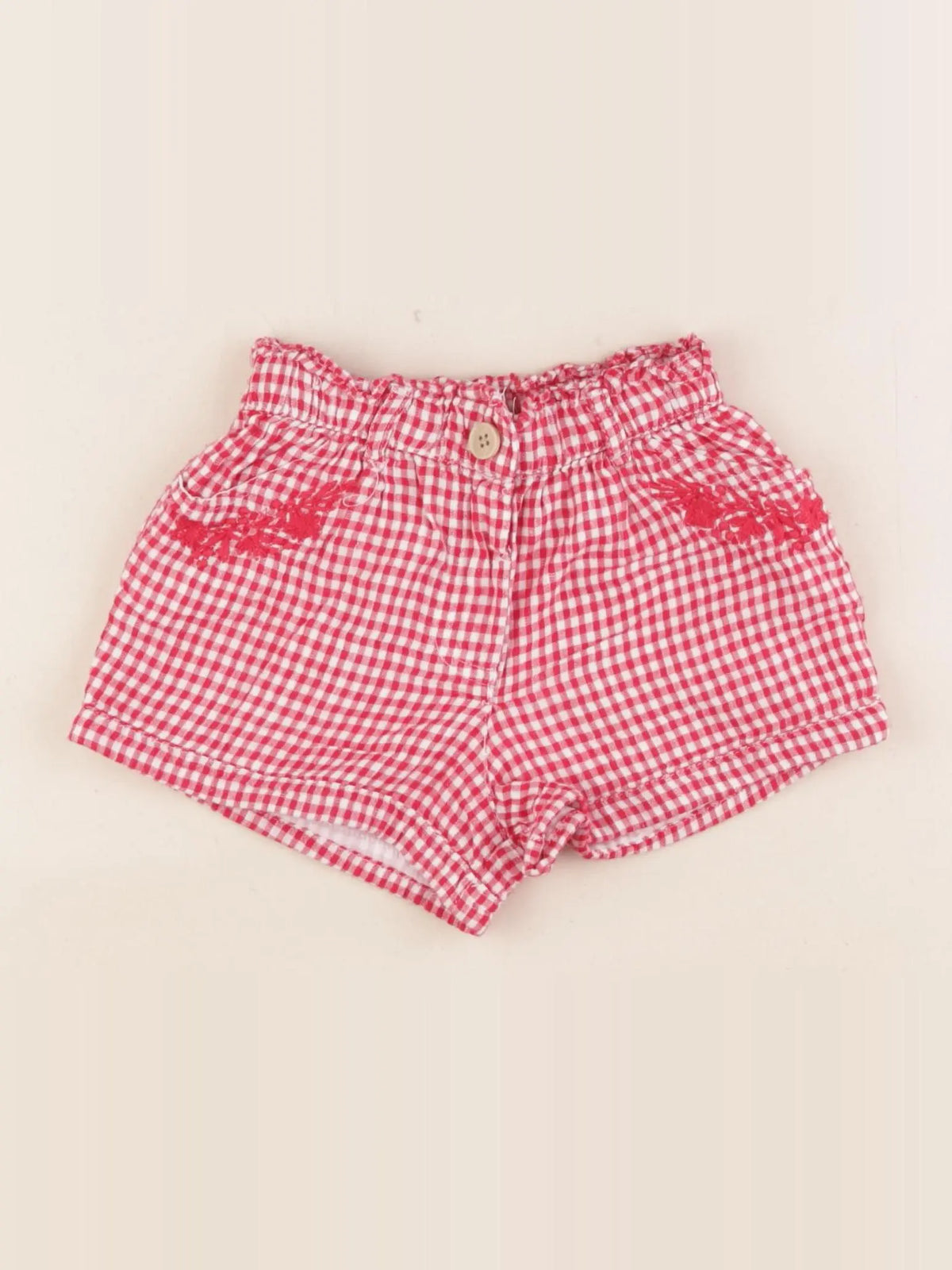 Tape à l'oeil - short rouge - 18 mois