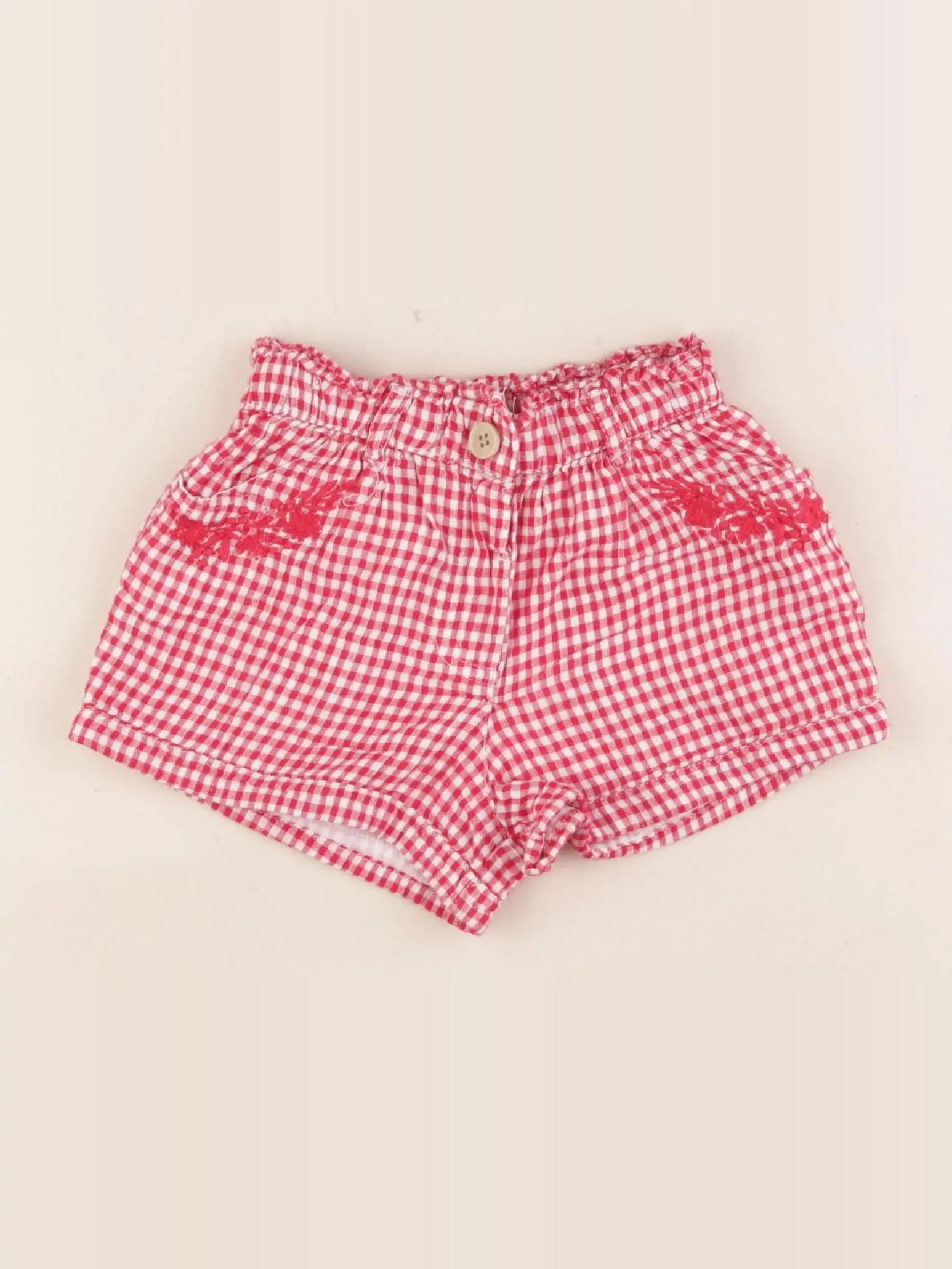 Tape à l'oeil - short rouge - 18 mois