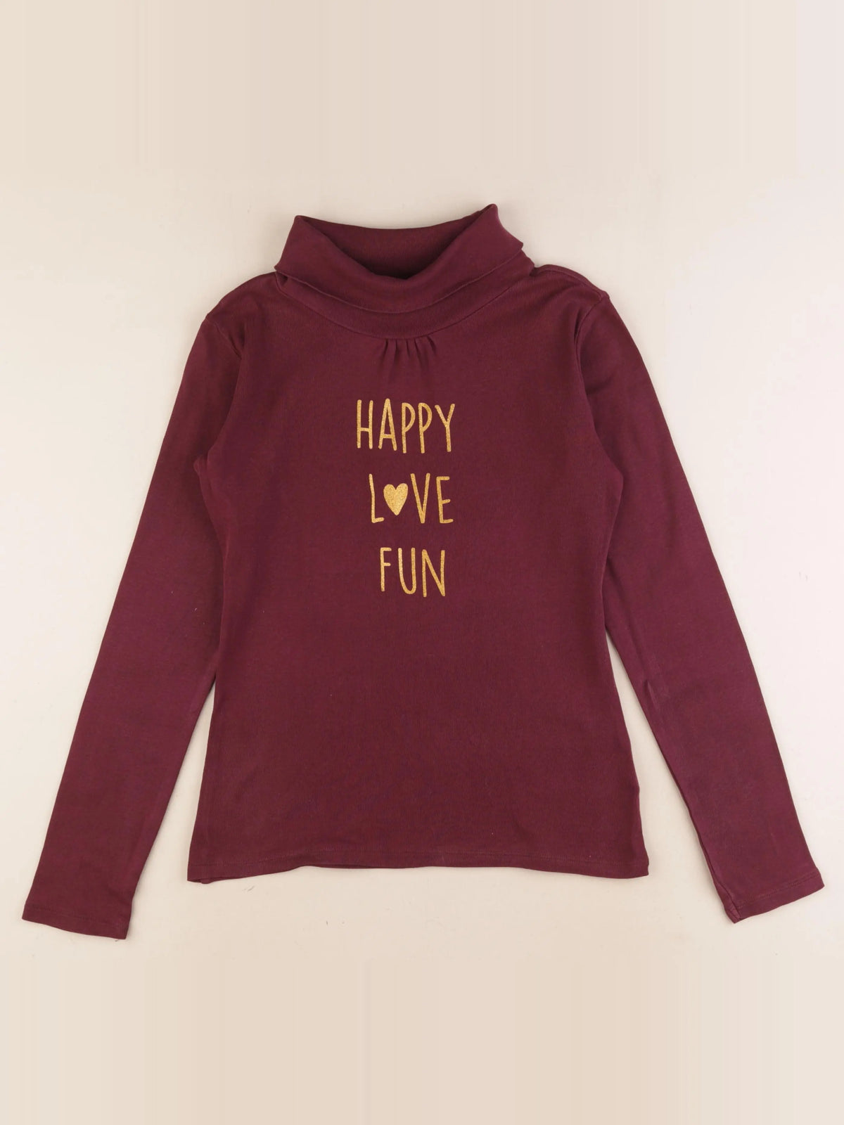 Vertbaudet - sous-pull rouge - 12 ans