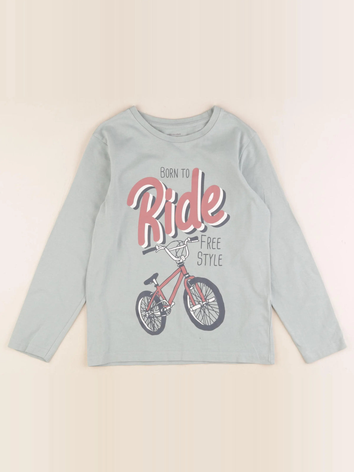 Vertbaudet - tee-shirt vert - 10 ans