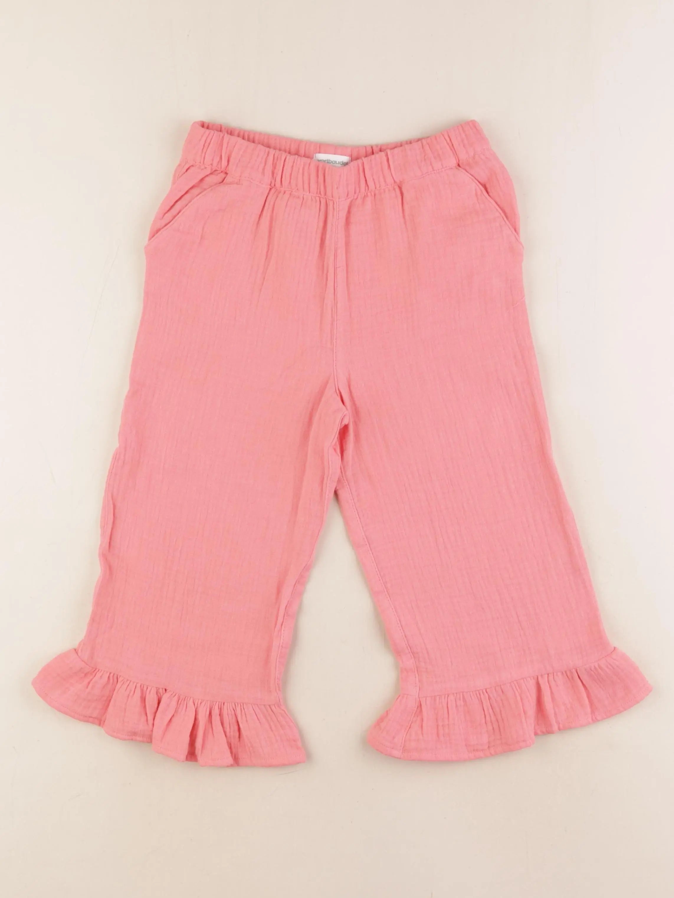 Vertbaudet - pantalon rose - 5 ans