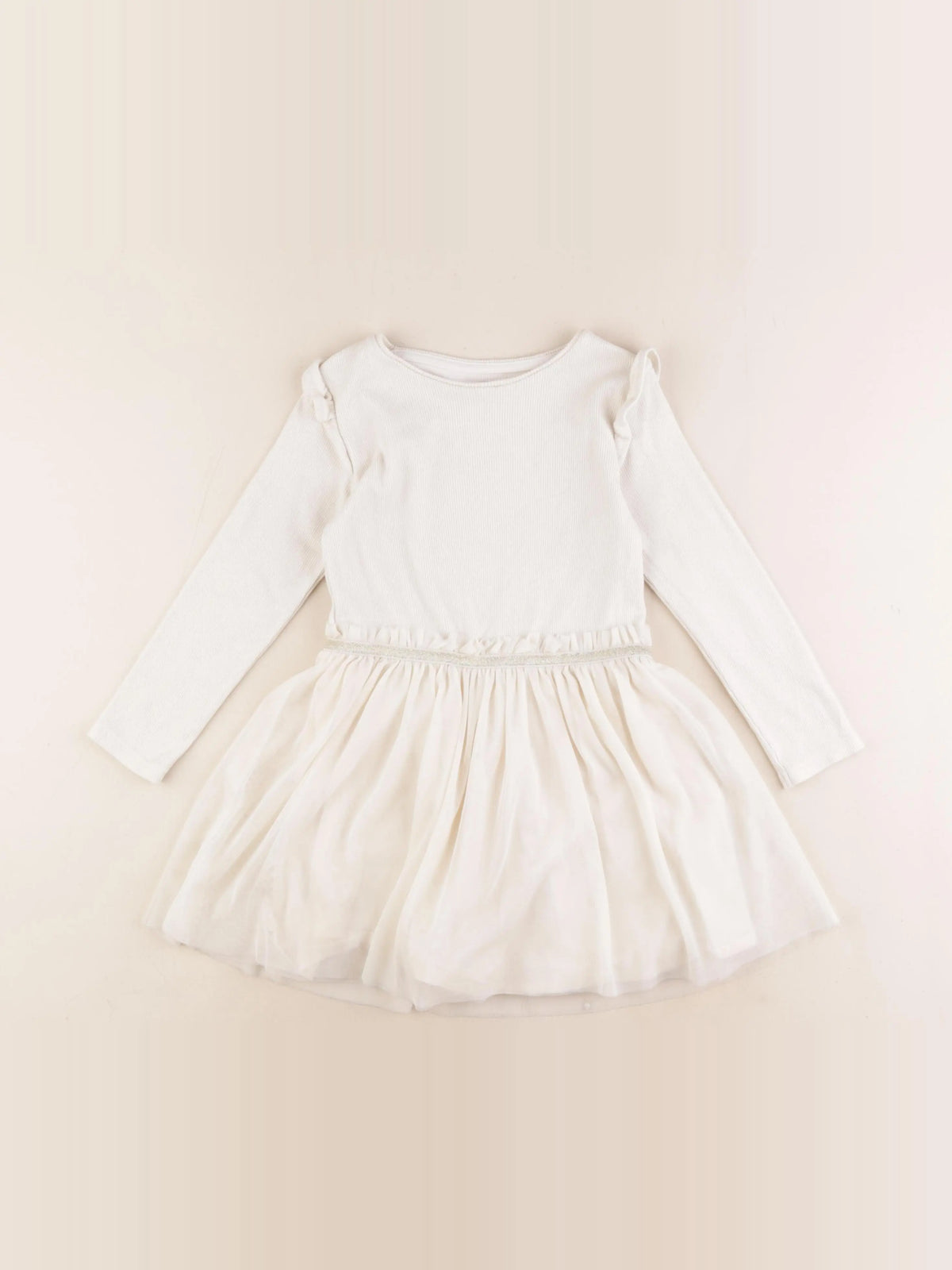 Vertbaudet - robe blanc - 4 ans