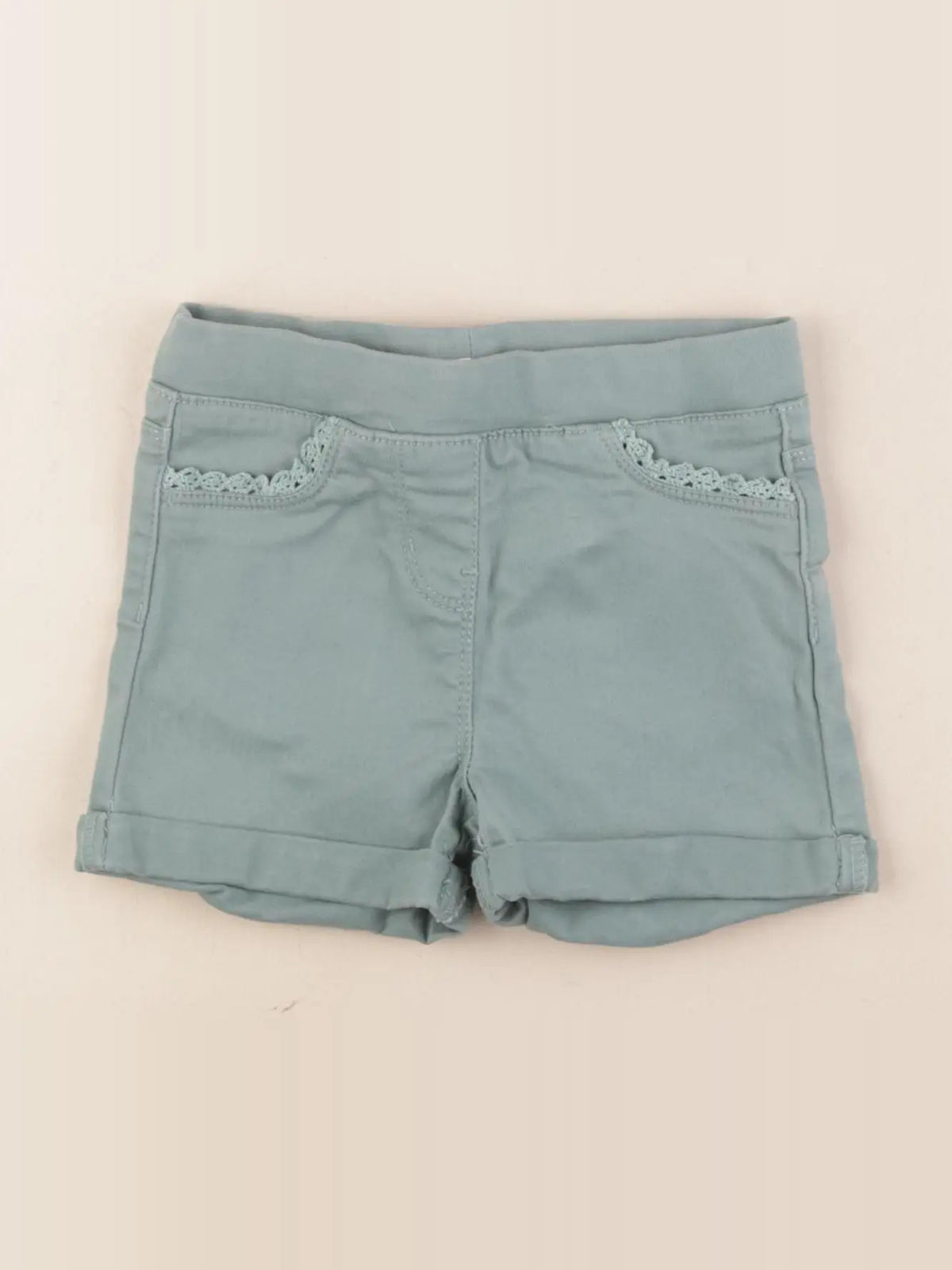 Vertbaudet - short vert - 4 ans