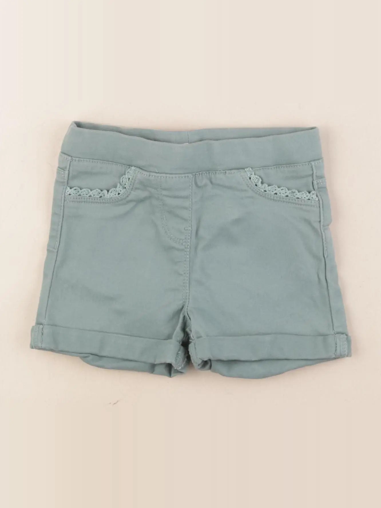 Vertbaudet - short vert - 4 ans