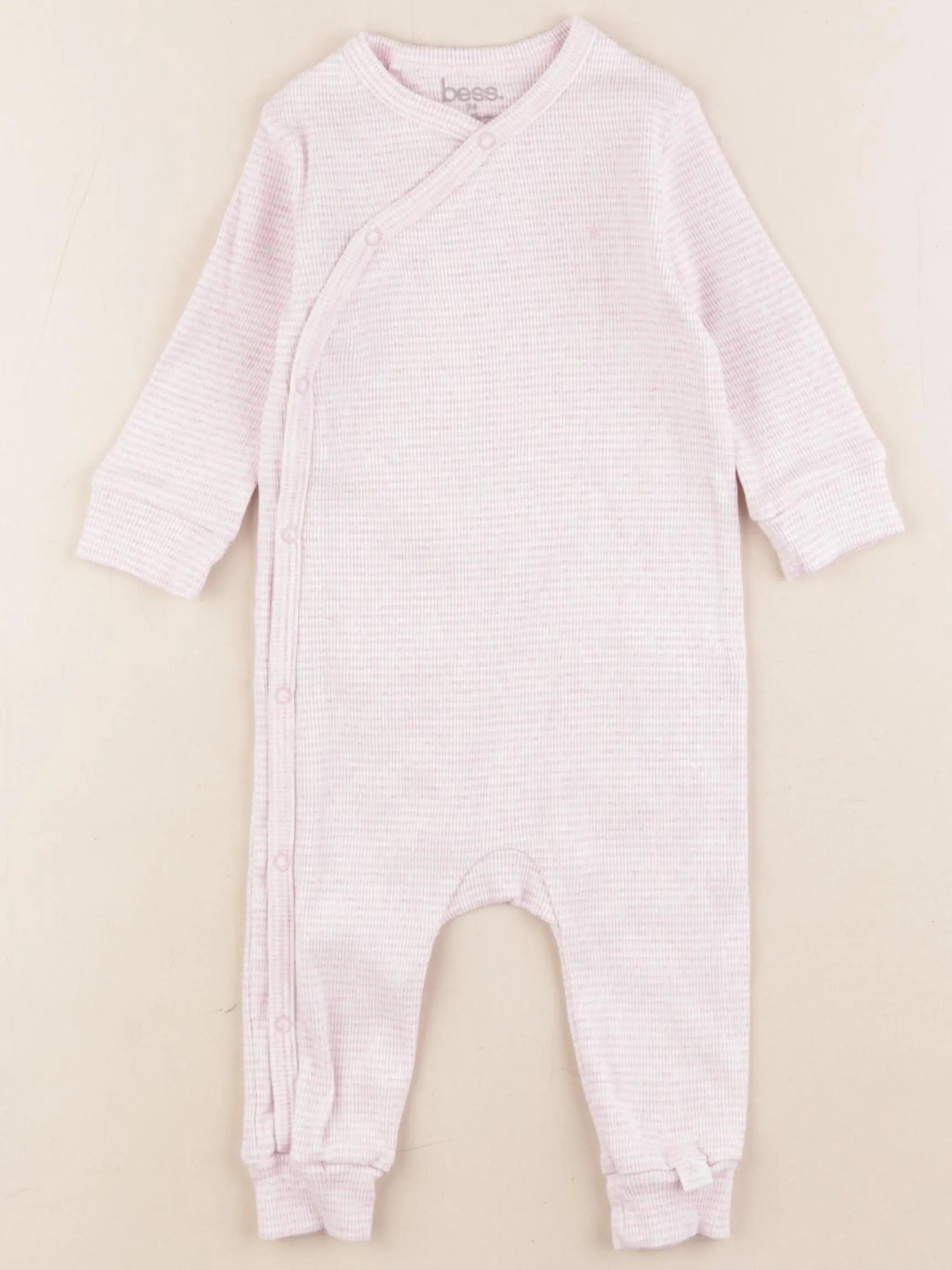 Bess - pyjama coton rose - 12 mois