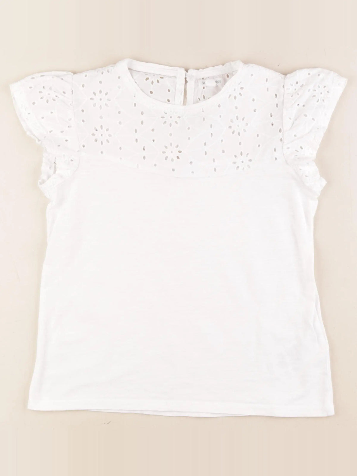 Vertbaudet - tee-shirt blanc - 10 ans