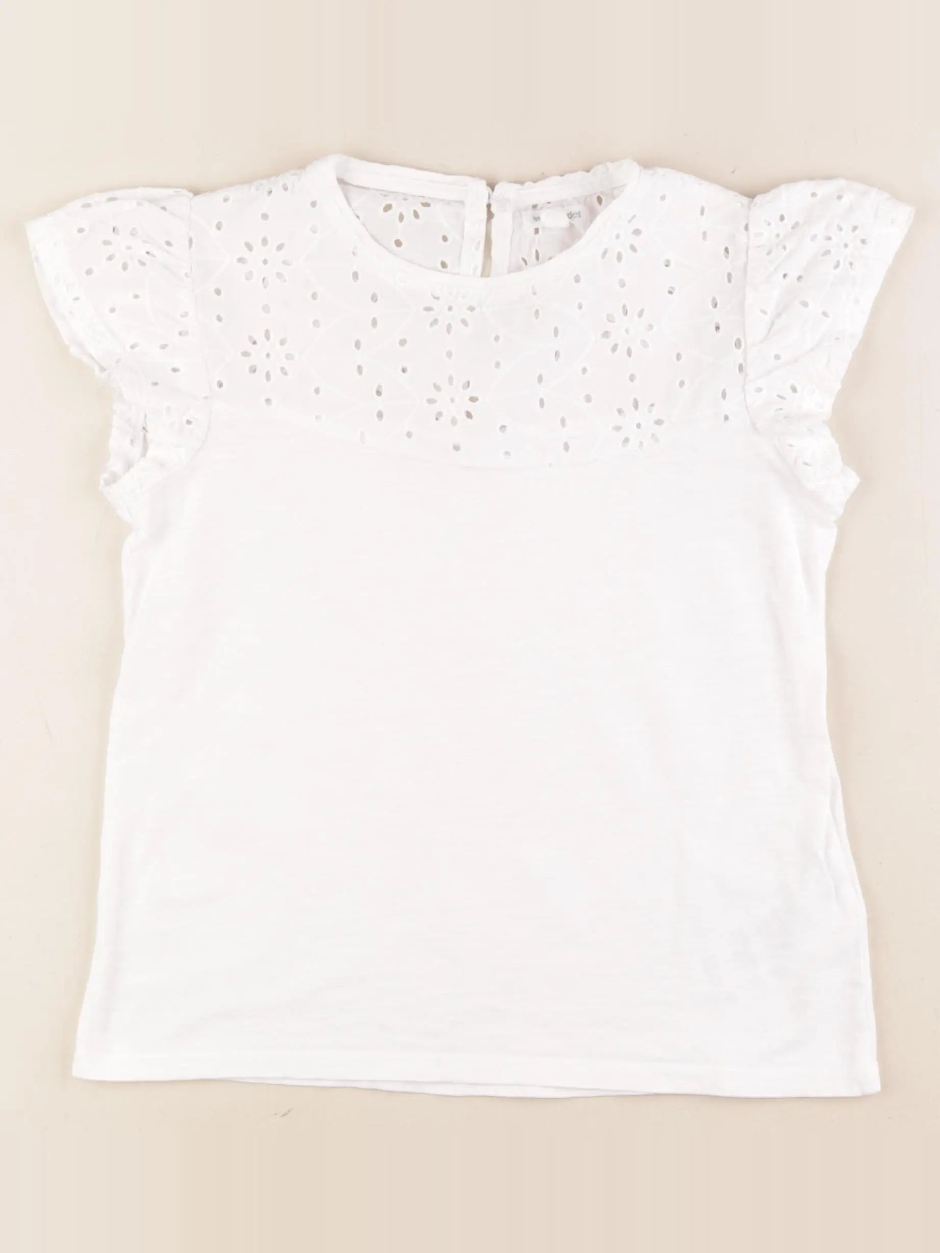Vertbaudet - tee-shirt blanc - 10 ans