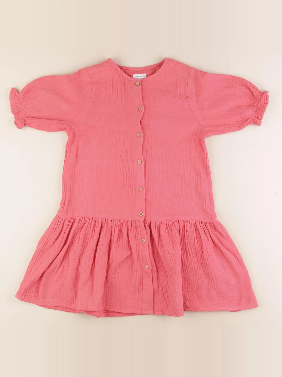 Vertbaudet - robe rose - 9 ans