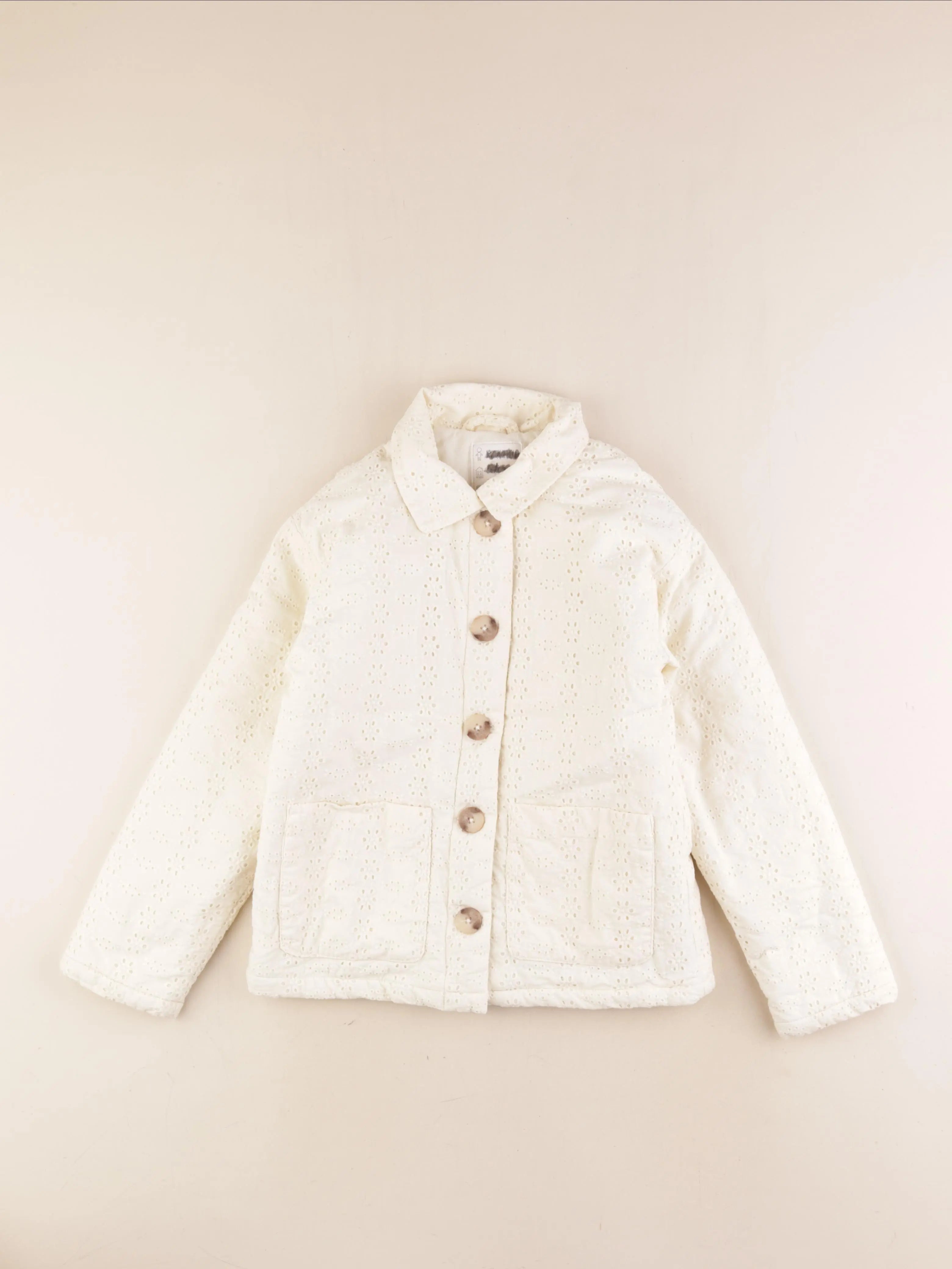 Vertbaudet - veste beige - 10 ans