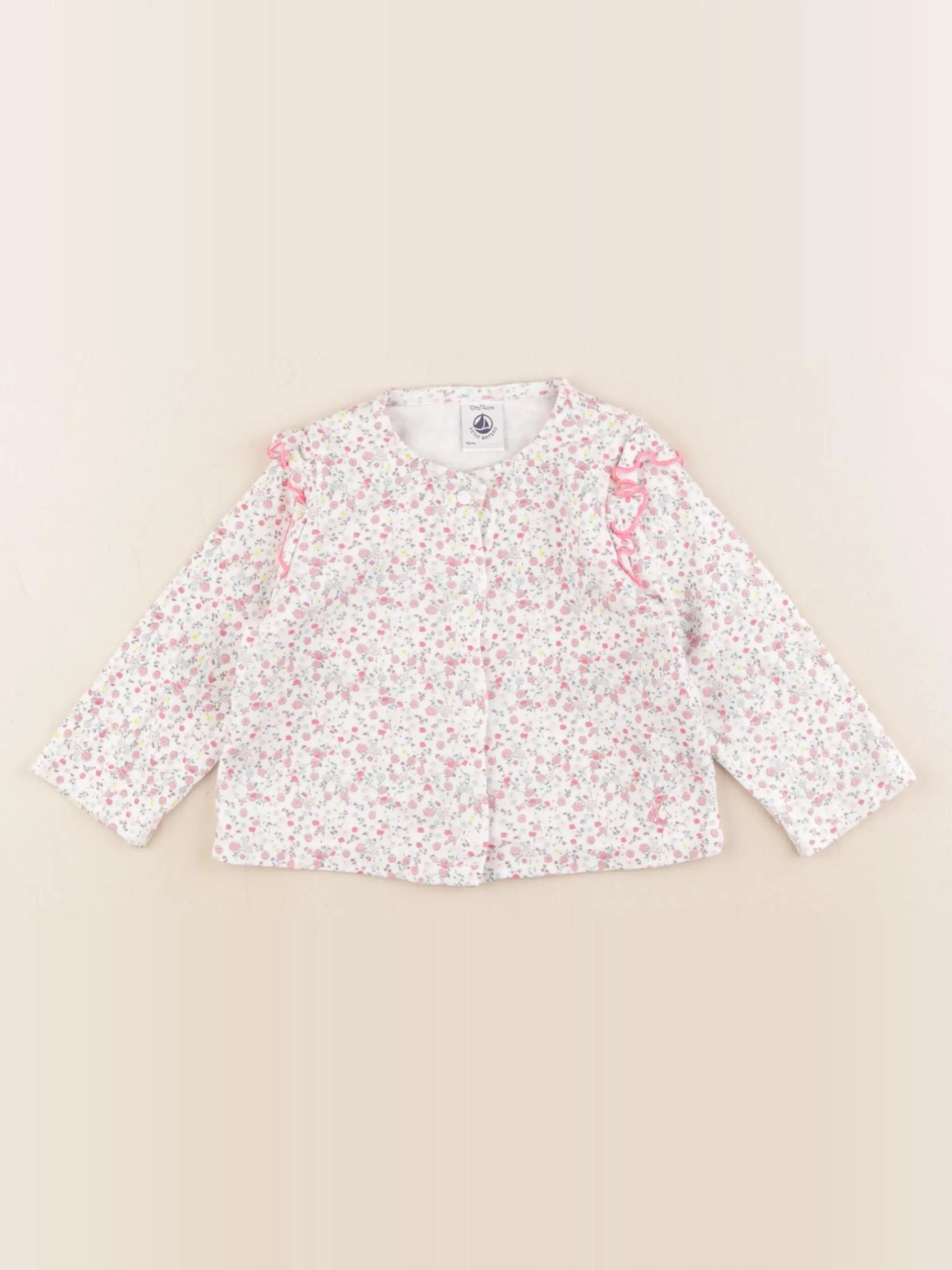 Petit Bateau - tee-shirt multicolore - 12 mois