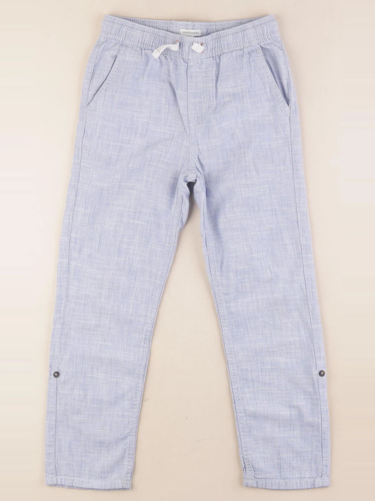 Vertbaudet - pantalon bleu - 9 ans