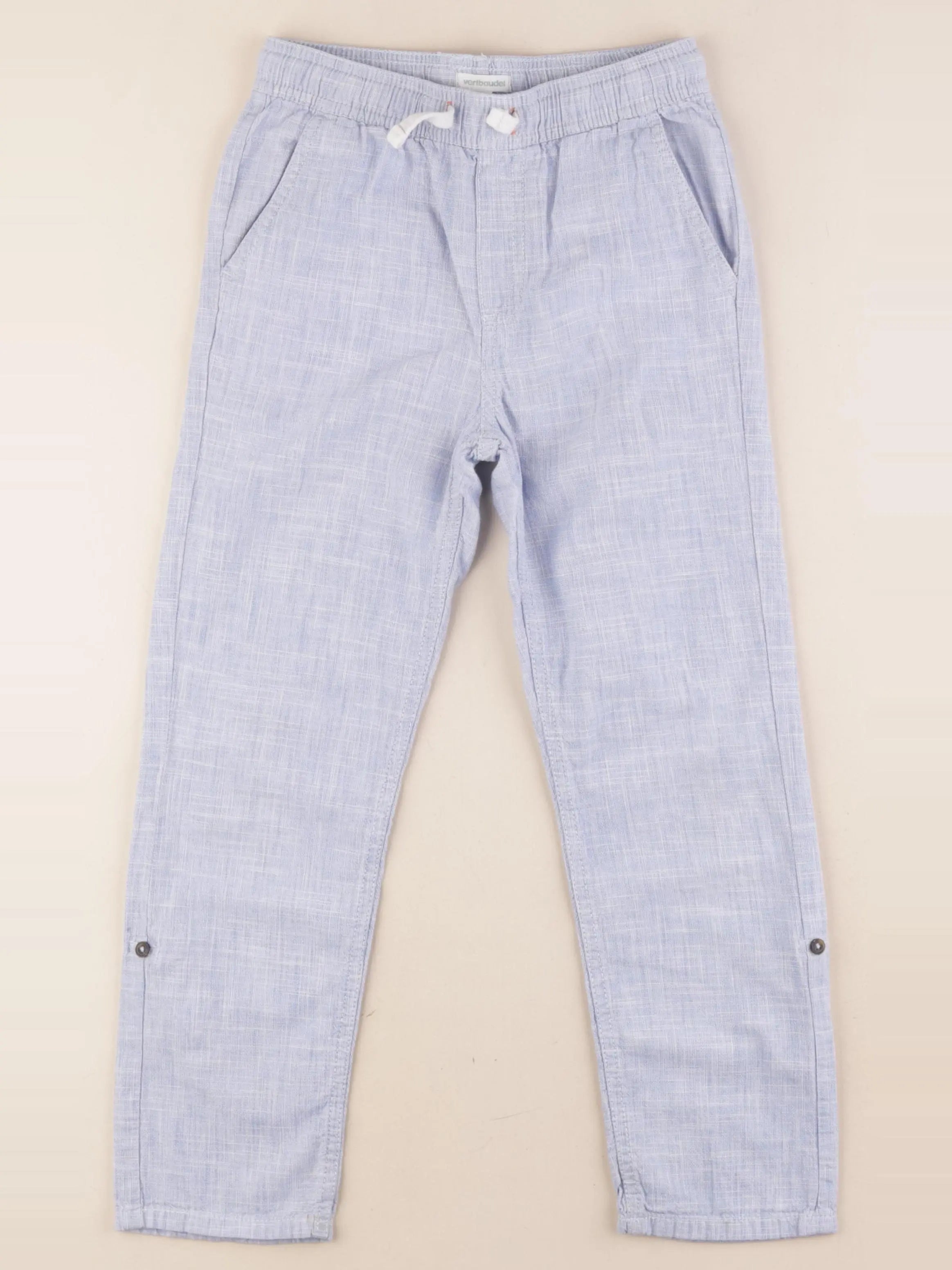 Vertbaudet - pantalon bleu - 9 ans