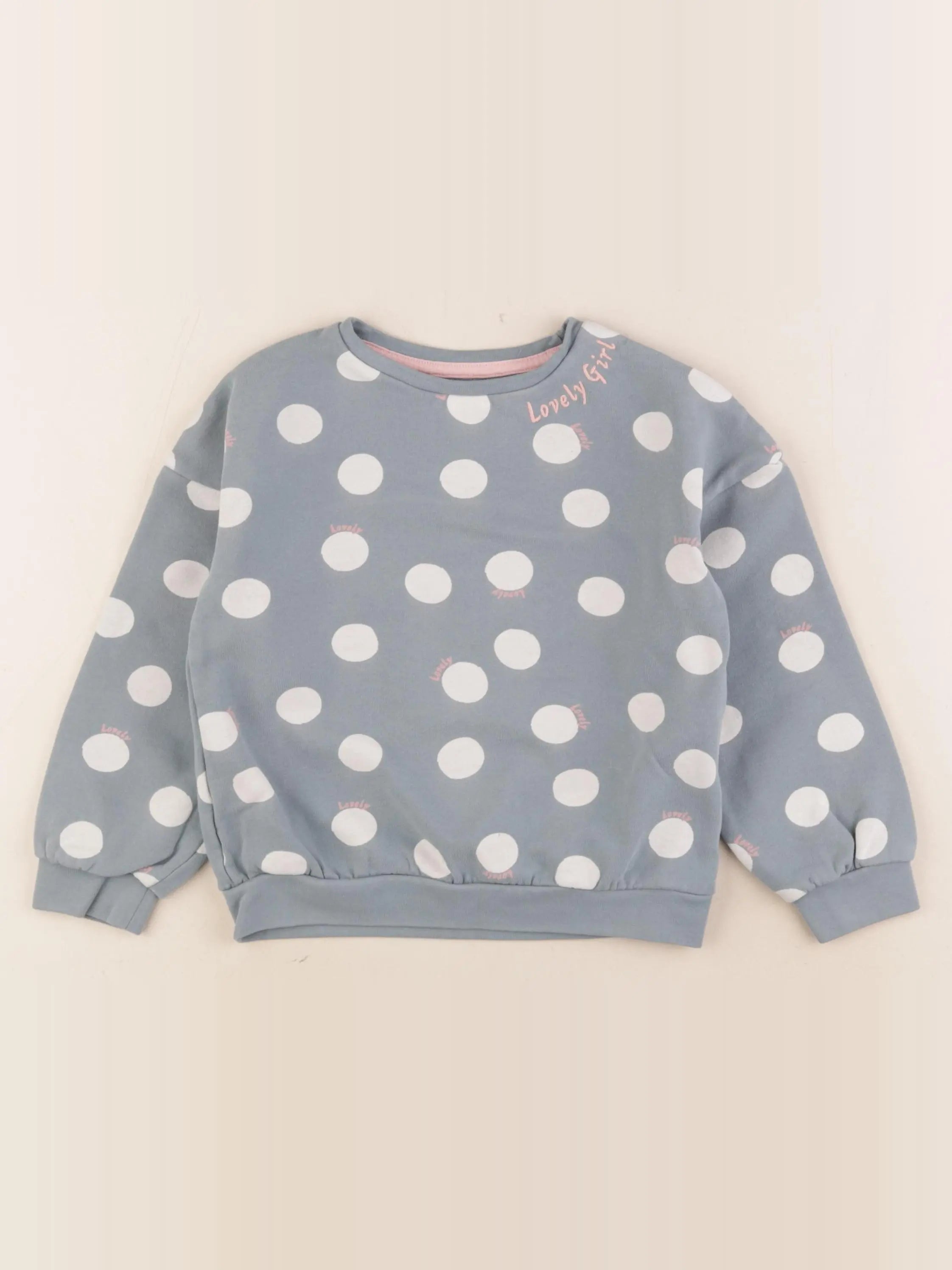 Vertbaudet - sweat vert - 5 ans