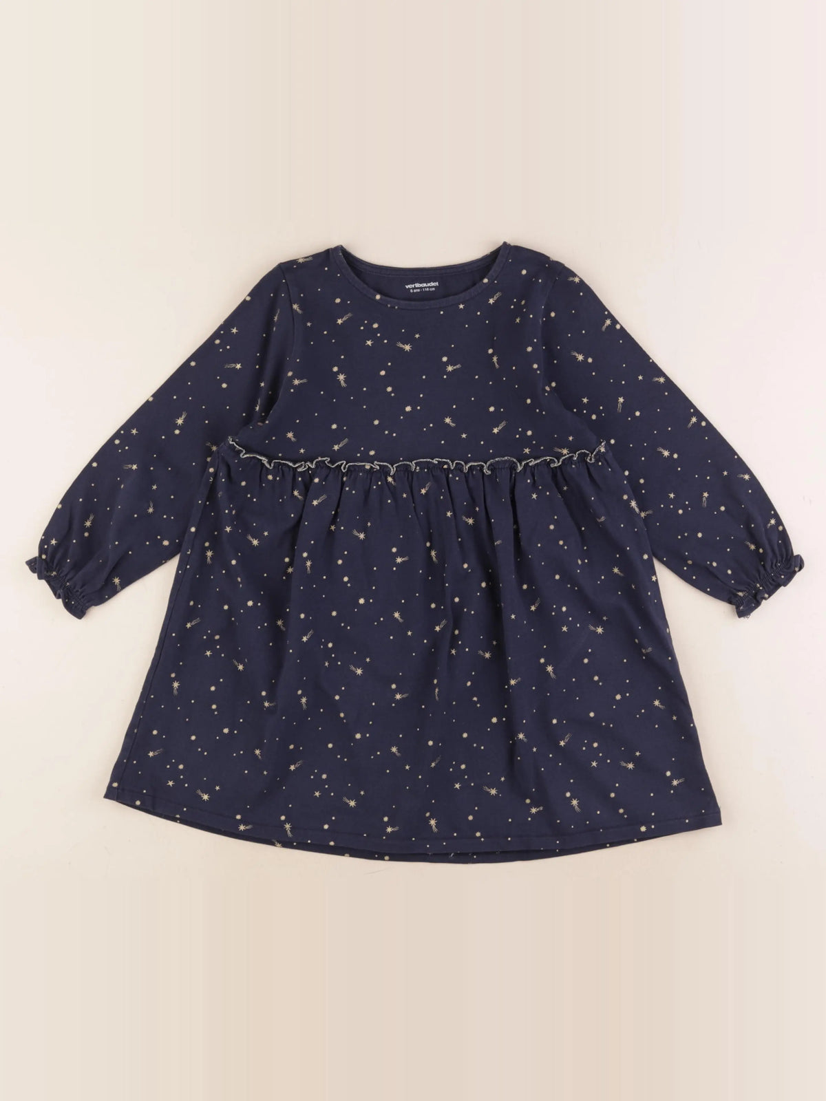 Vertbaudet - robe bleu - 6 ans