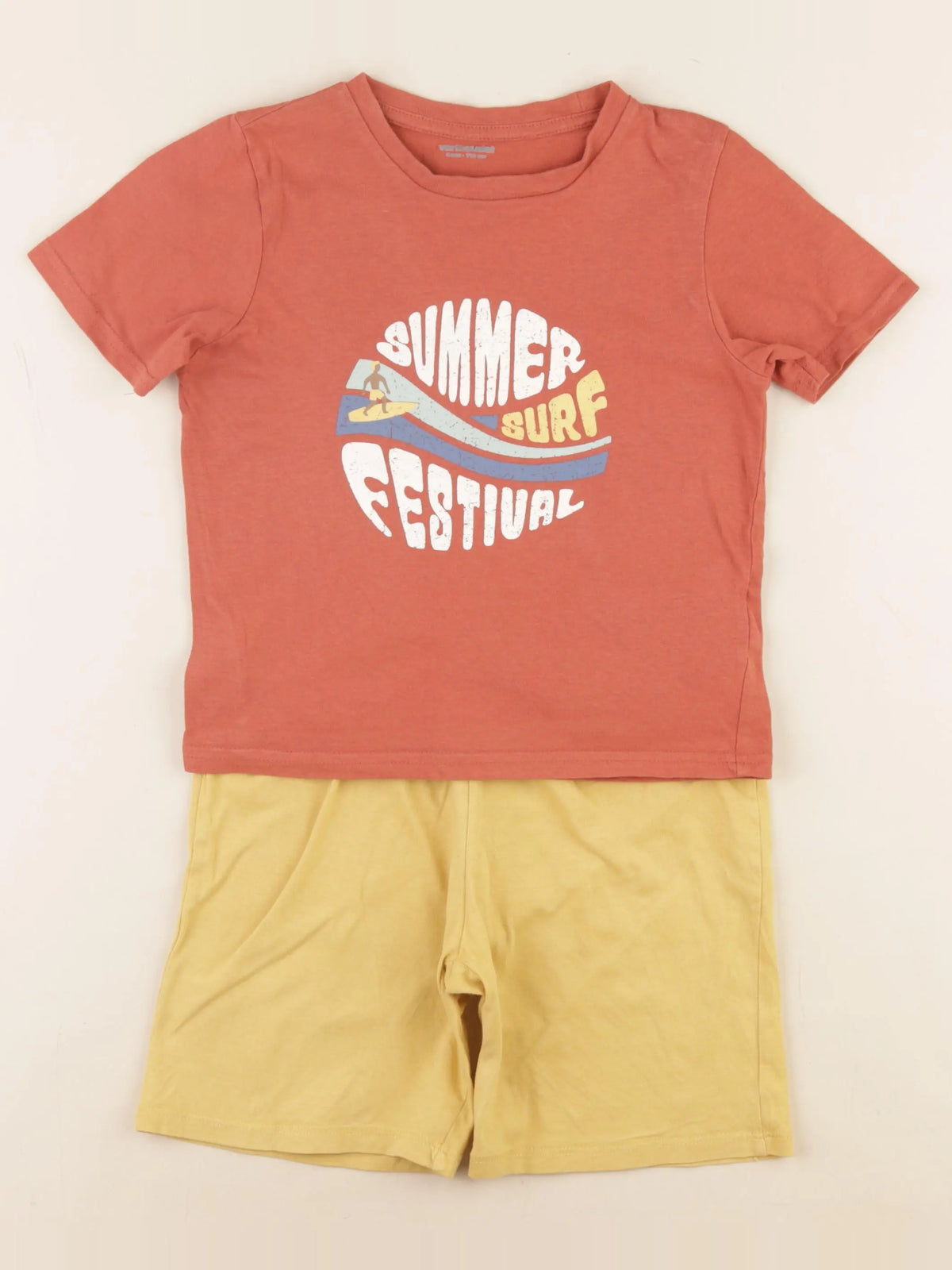 Vertbaudet - pyjama coton multicolore - 6 ans