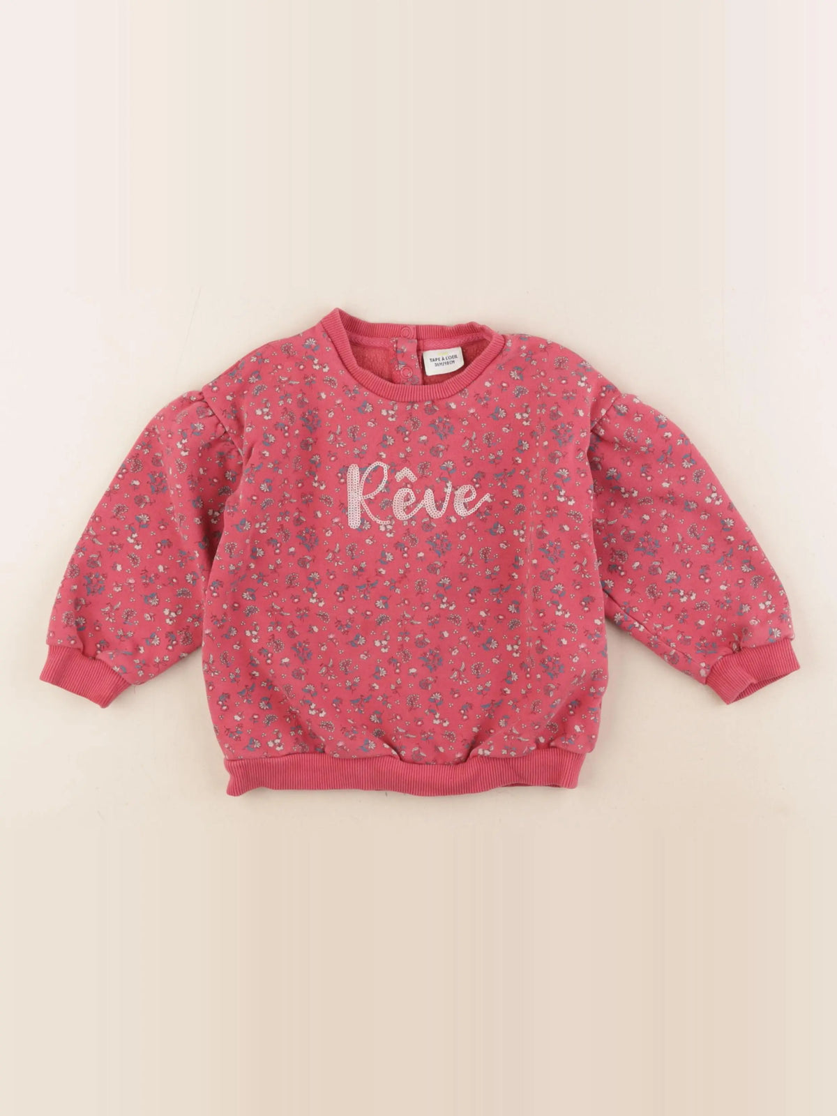 Tape à l'oeil - sweat rose - 36 mois