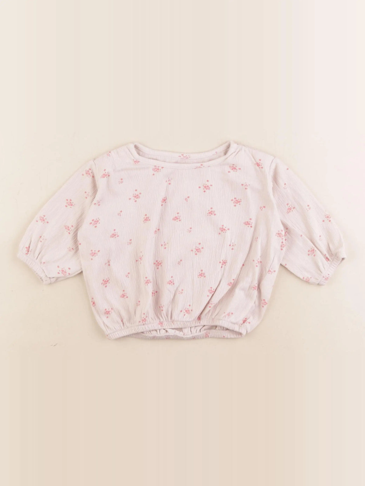 H&M - tee-shirt rose - 4 mois
