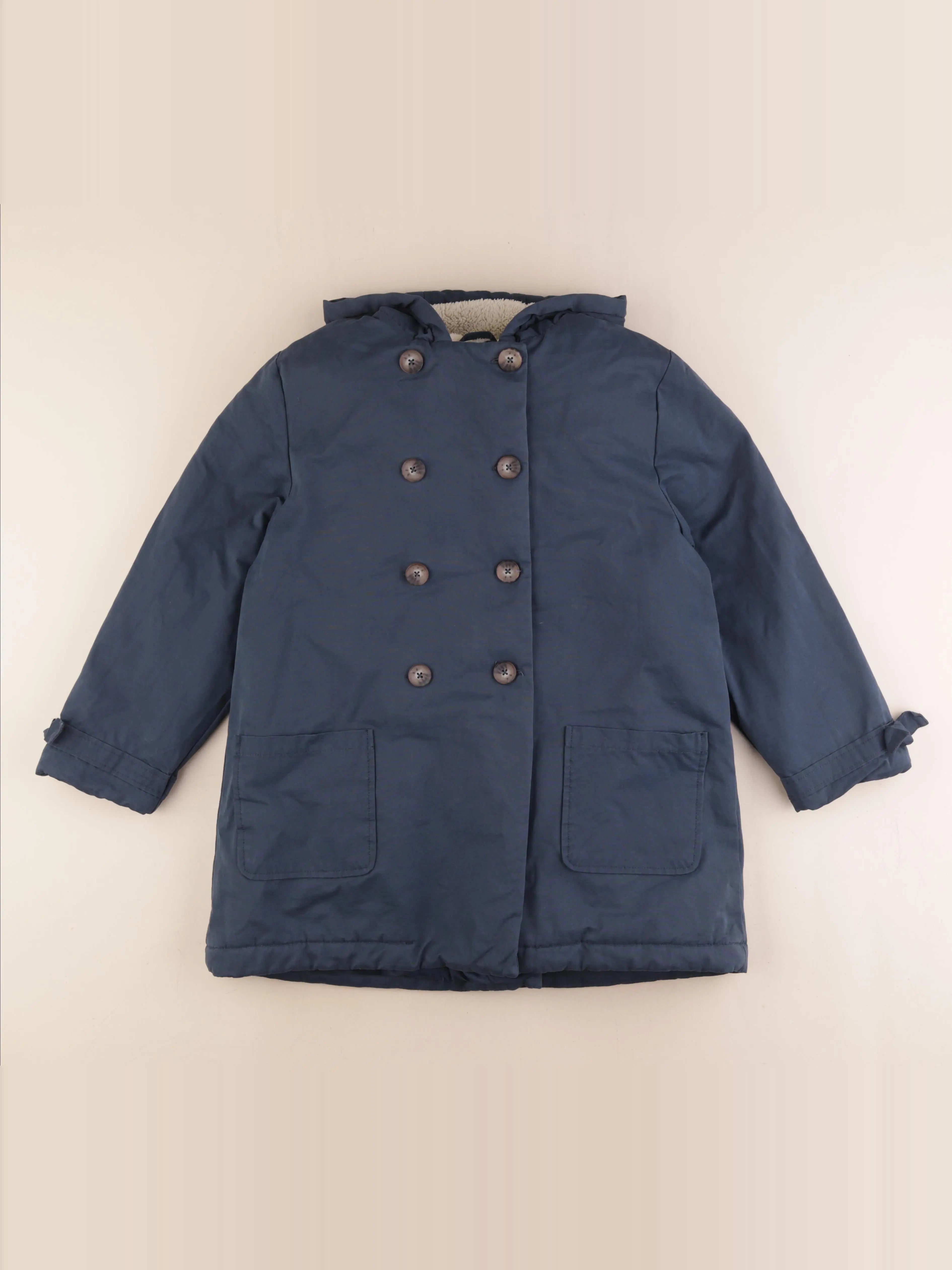 Vertbaudet - parka bleu - 12 ans