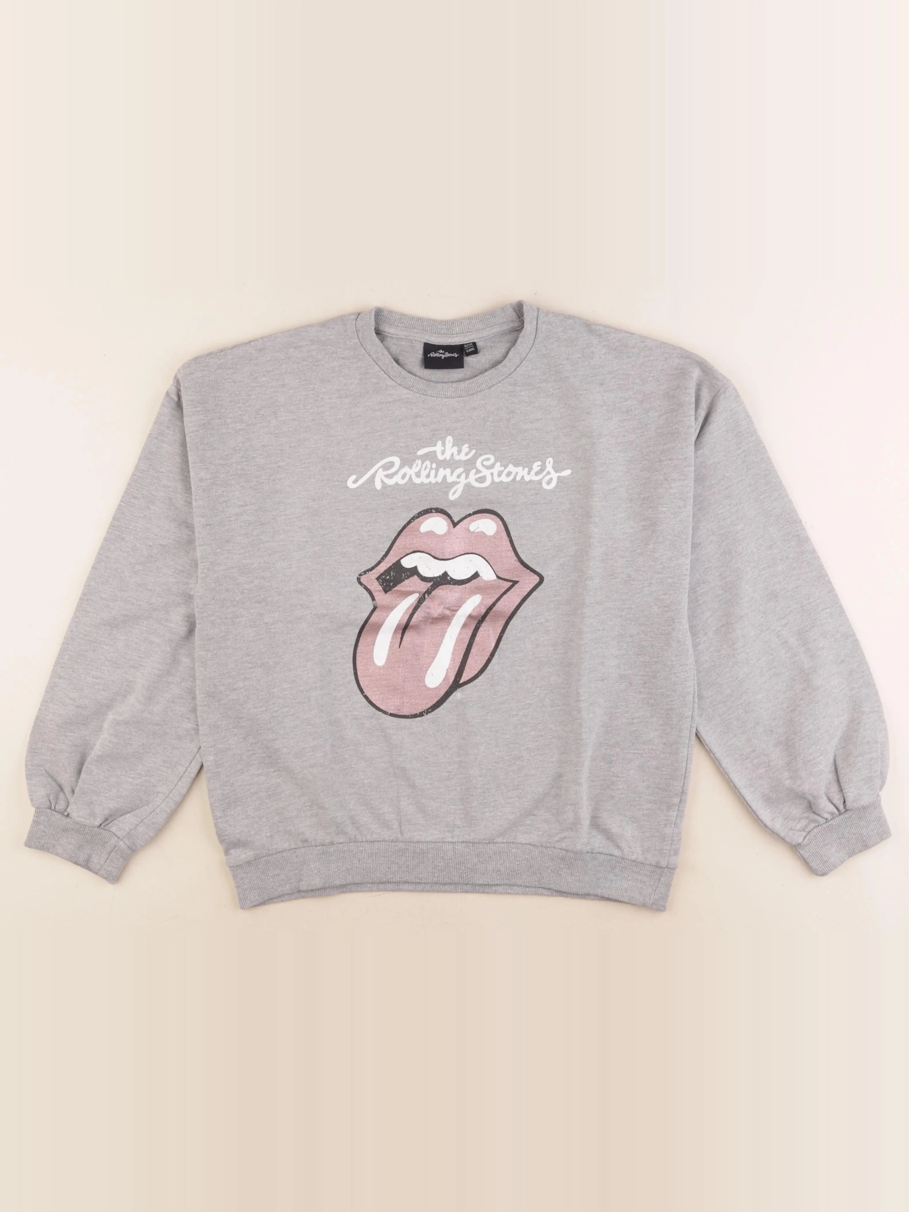 Vertbaudet - sweat gris, rose - 12 ans
