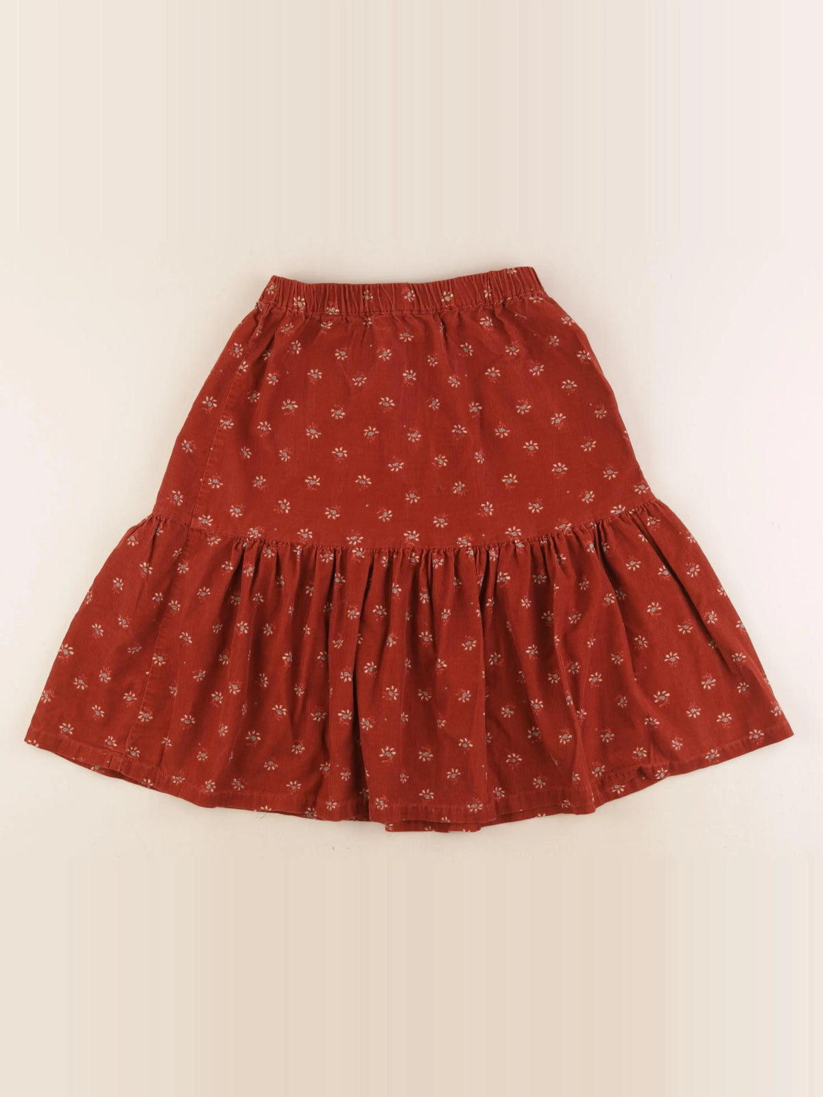 Vertbaudet - jupe marron - 8 ans