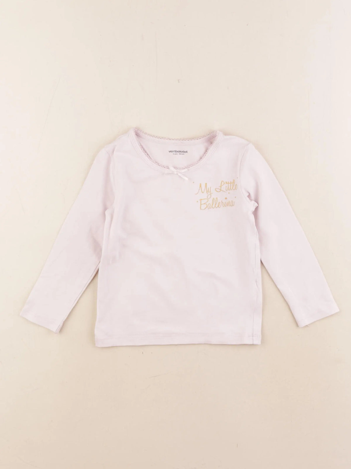 Vertbaudet - maillot de corps rose - 3 ans