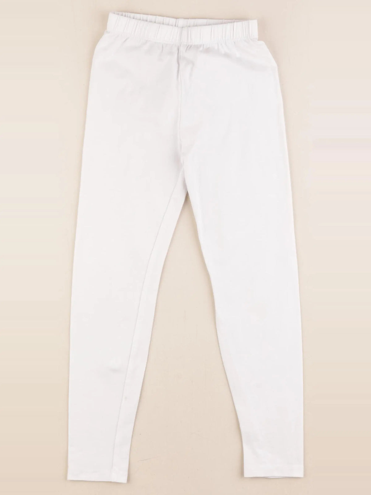Vertbaudet - legging blanc - 7 ans