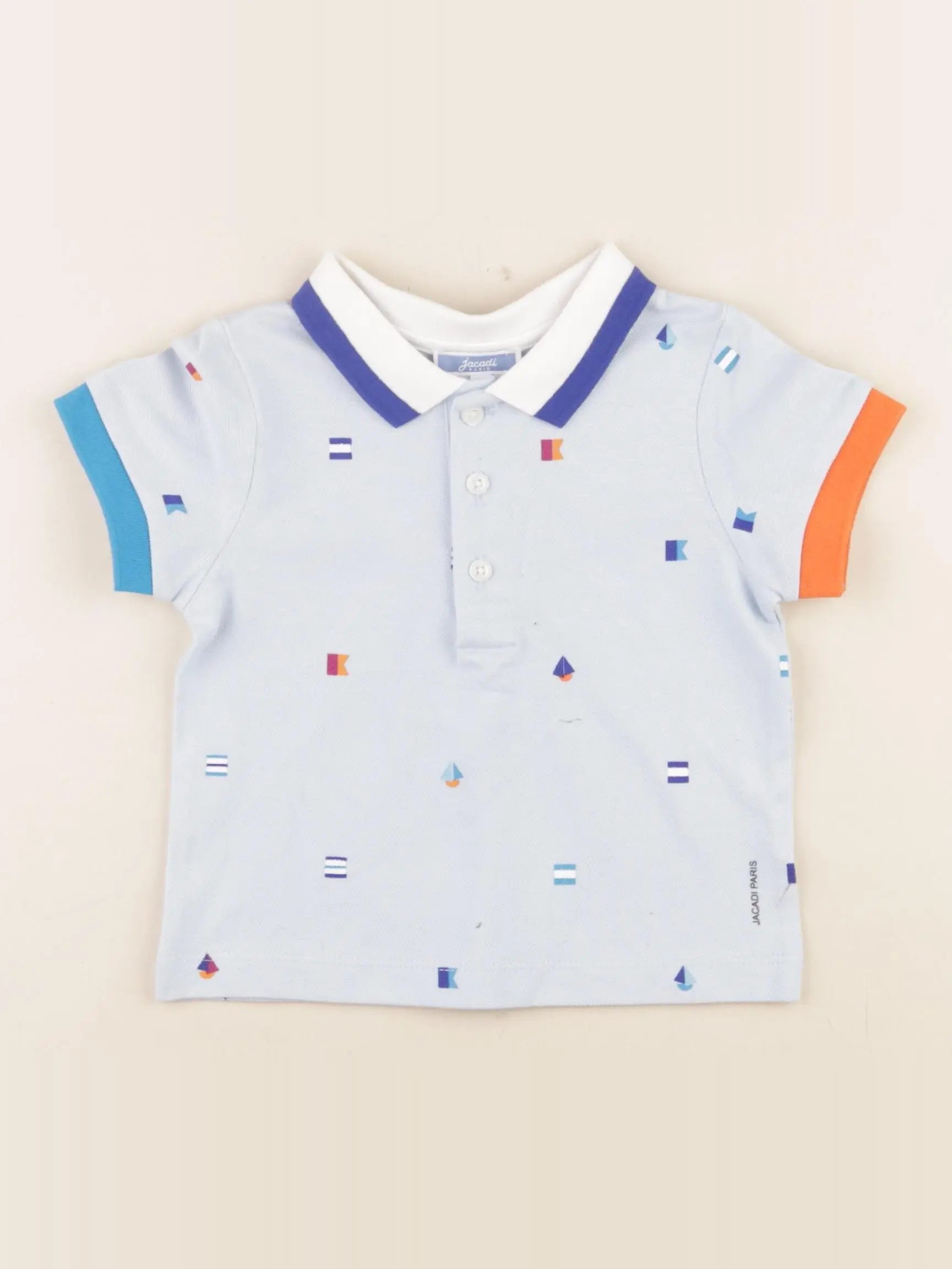 Jacadi - polo bleu - 18 mois