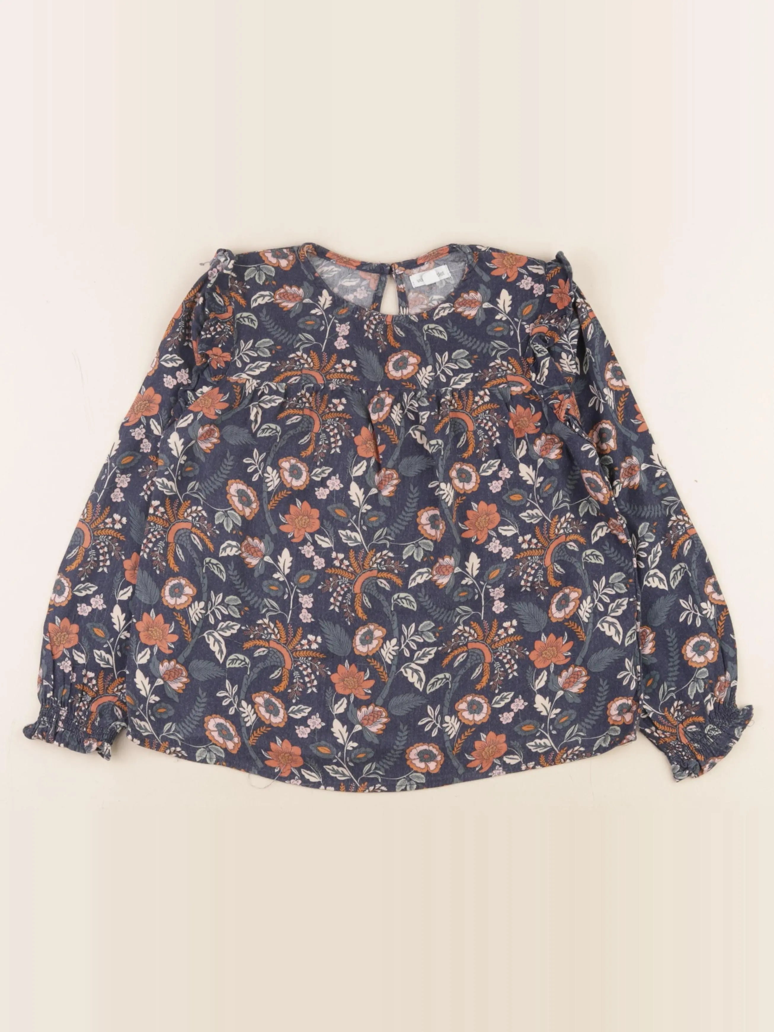 Vertbaudet - blouse multicolore - 8 ans