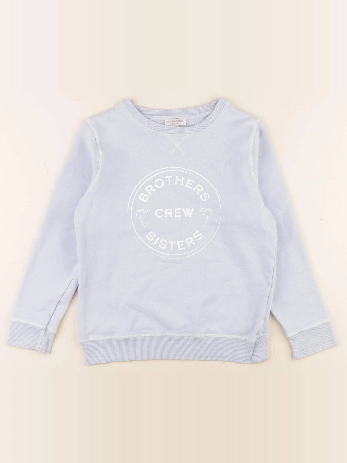 Buissonnière - sweat bleu - 8/9 ans
