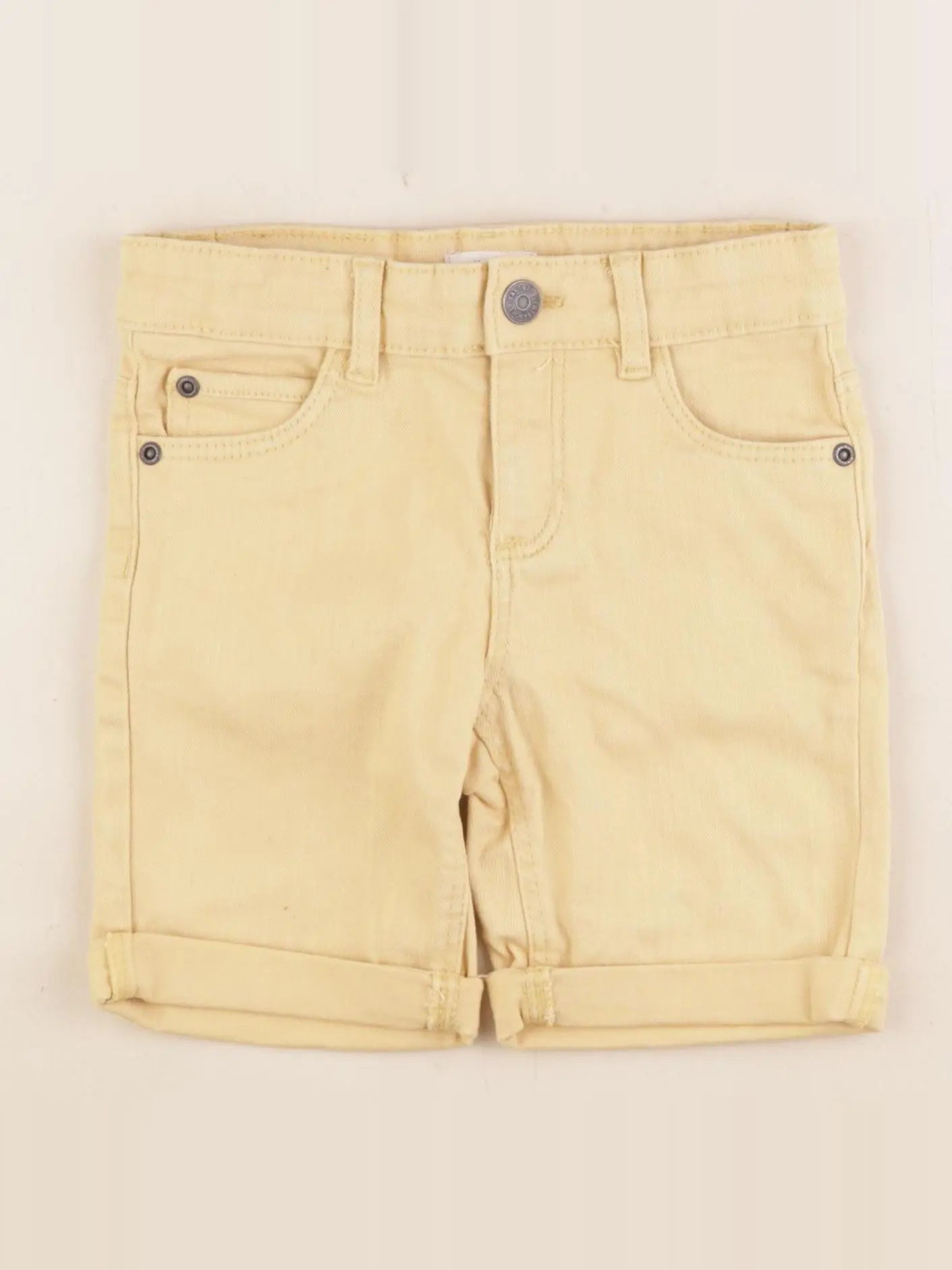 Vertbaudet - short jaune - 4 ans