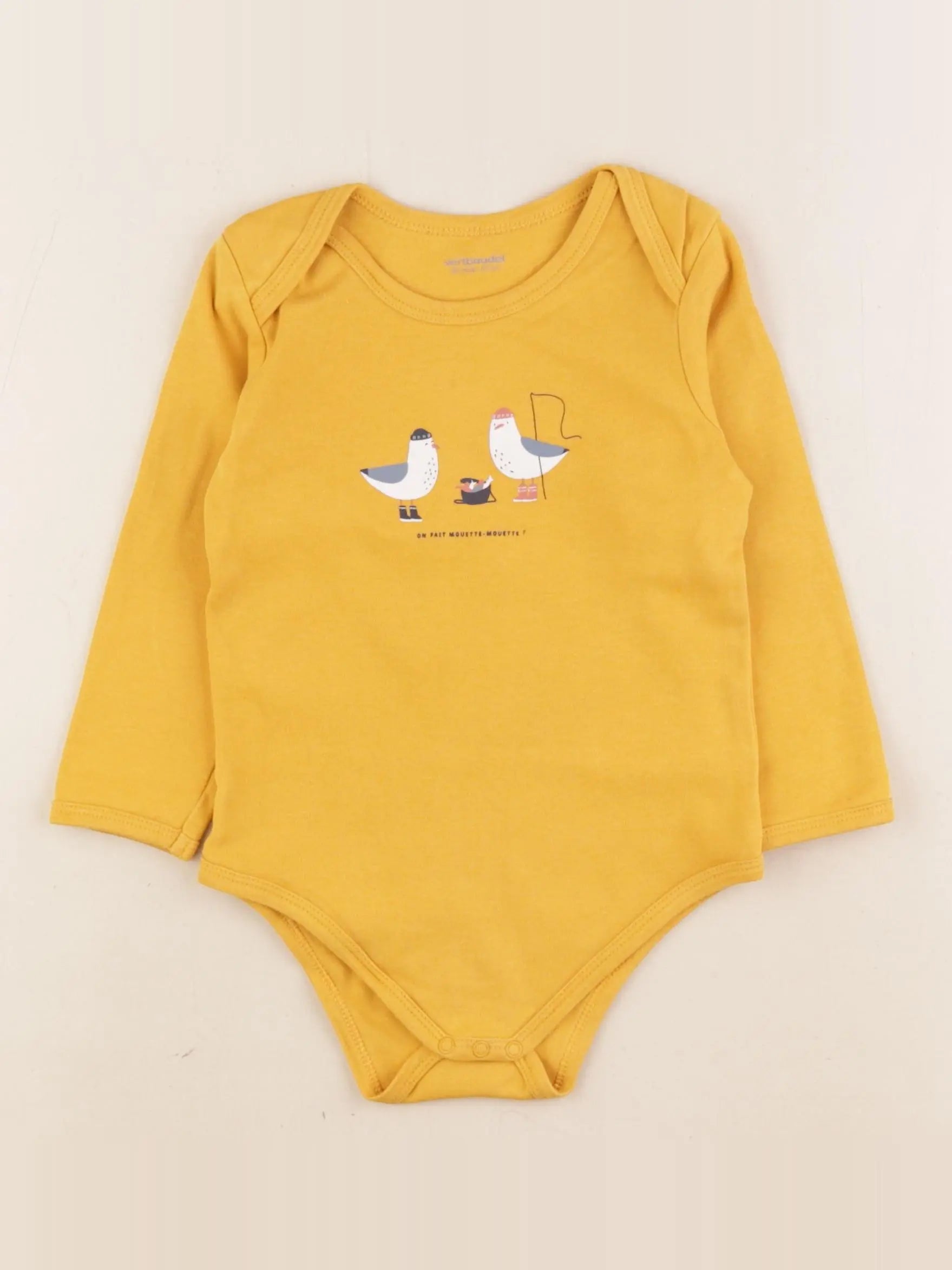 Vertbaudet - body jaune - 36 mois