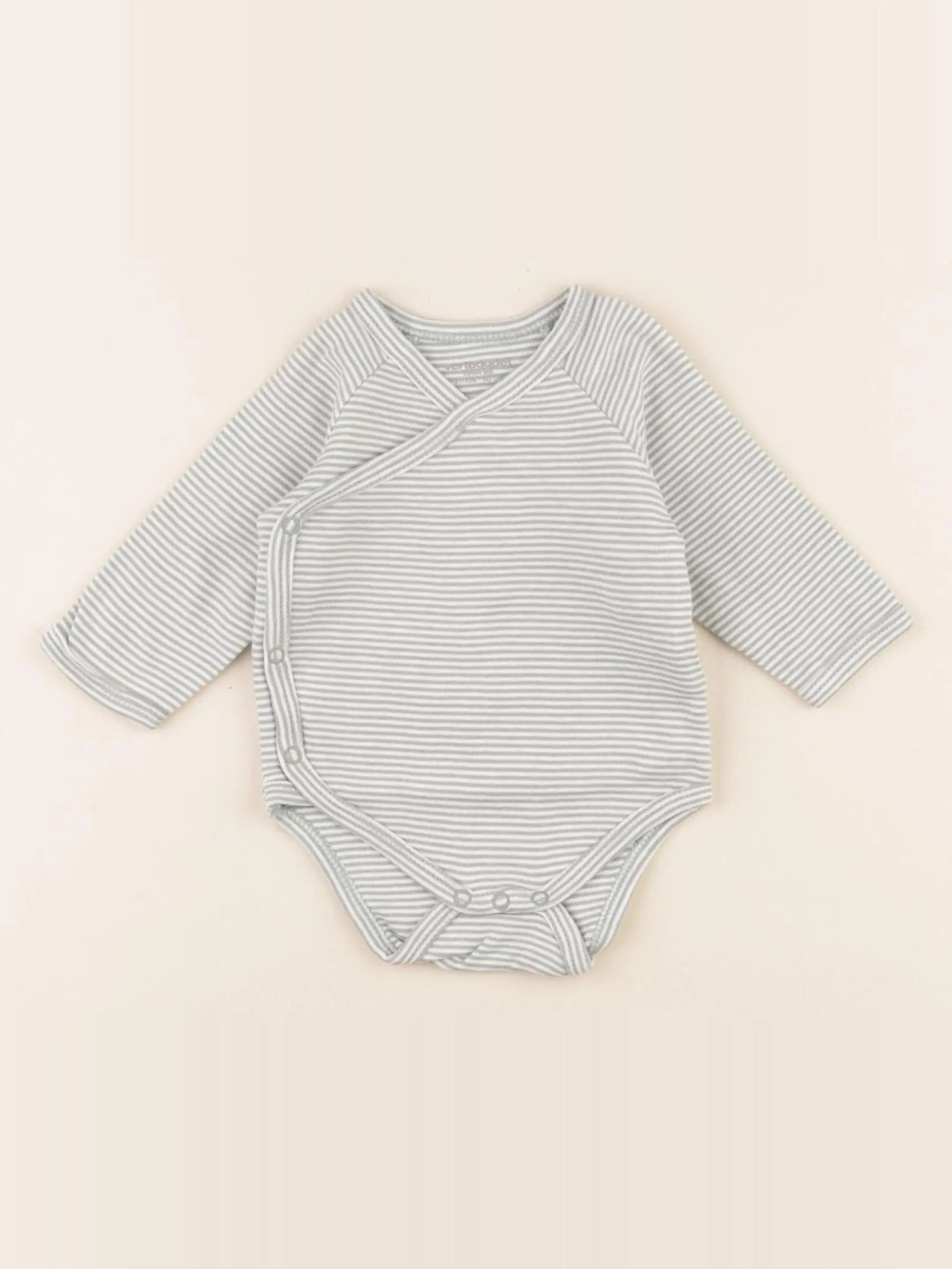 Vertbaudet - body blanc, vert - 3 mois