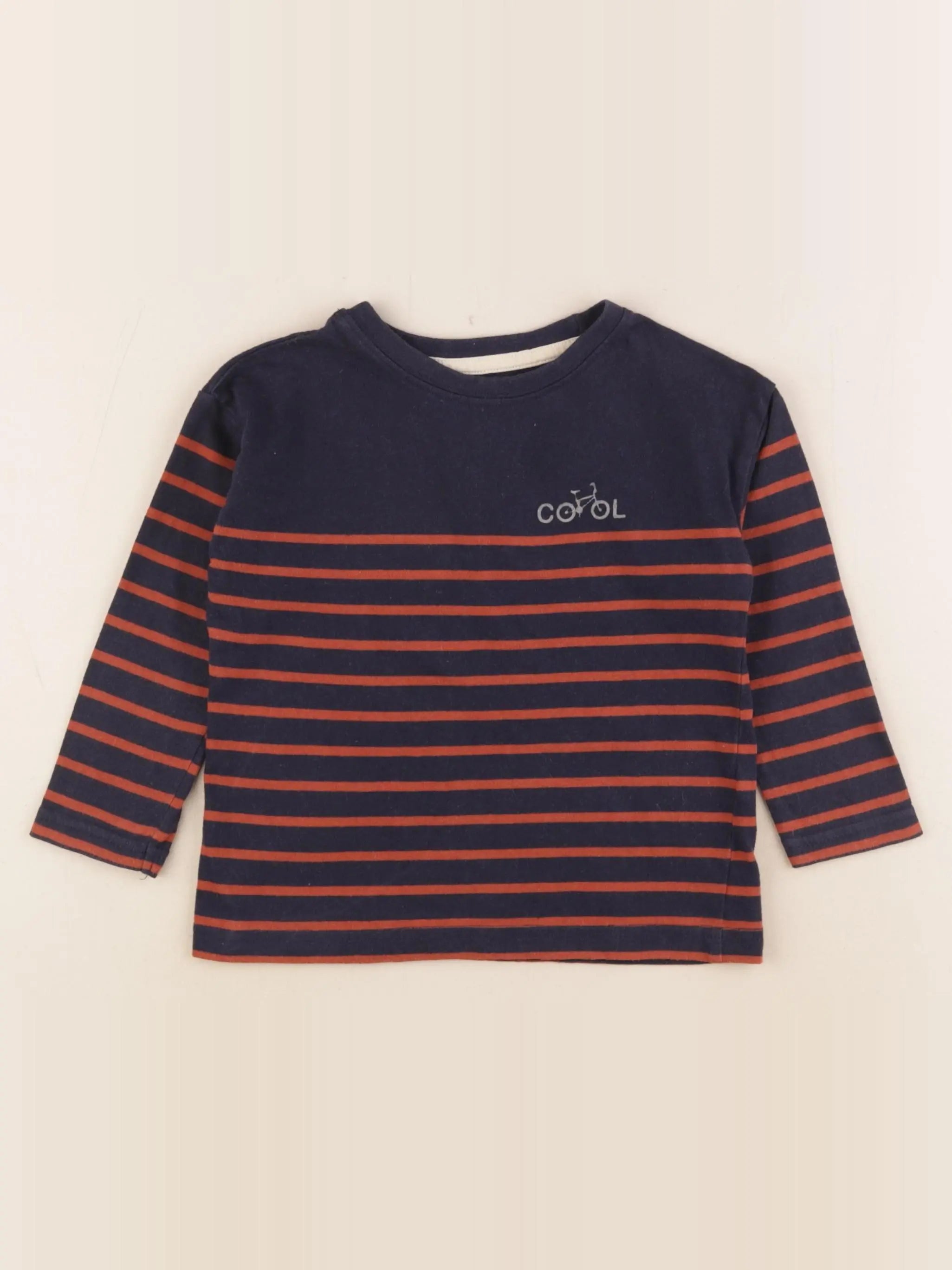 Vertbaudet - tee-shirt bleu - 3 ans