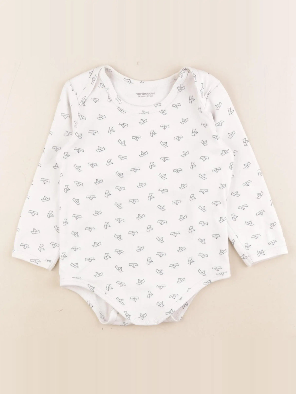 Vertbaudet - body bleu - 36 mois