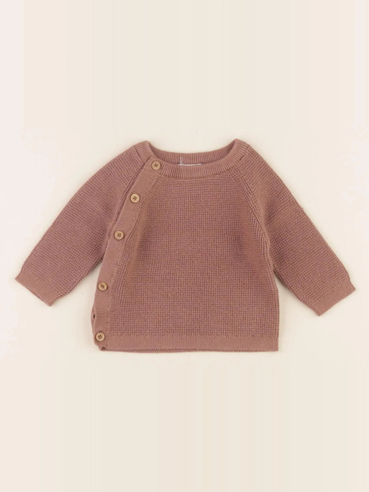 Vertbaudet - pull marron - 3 mois