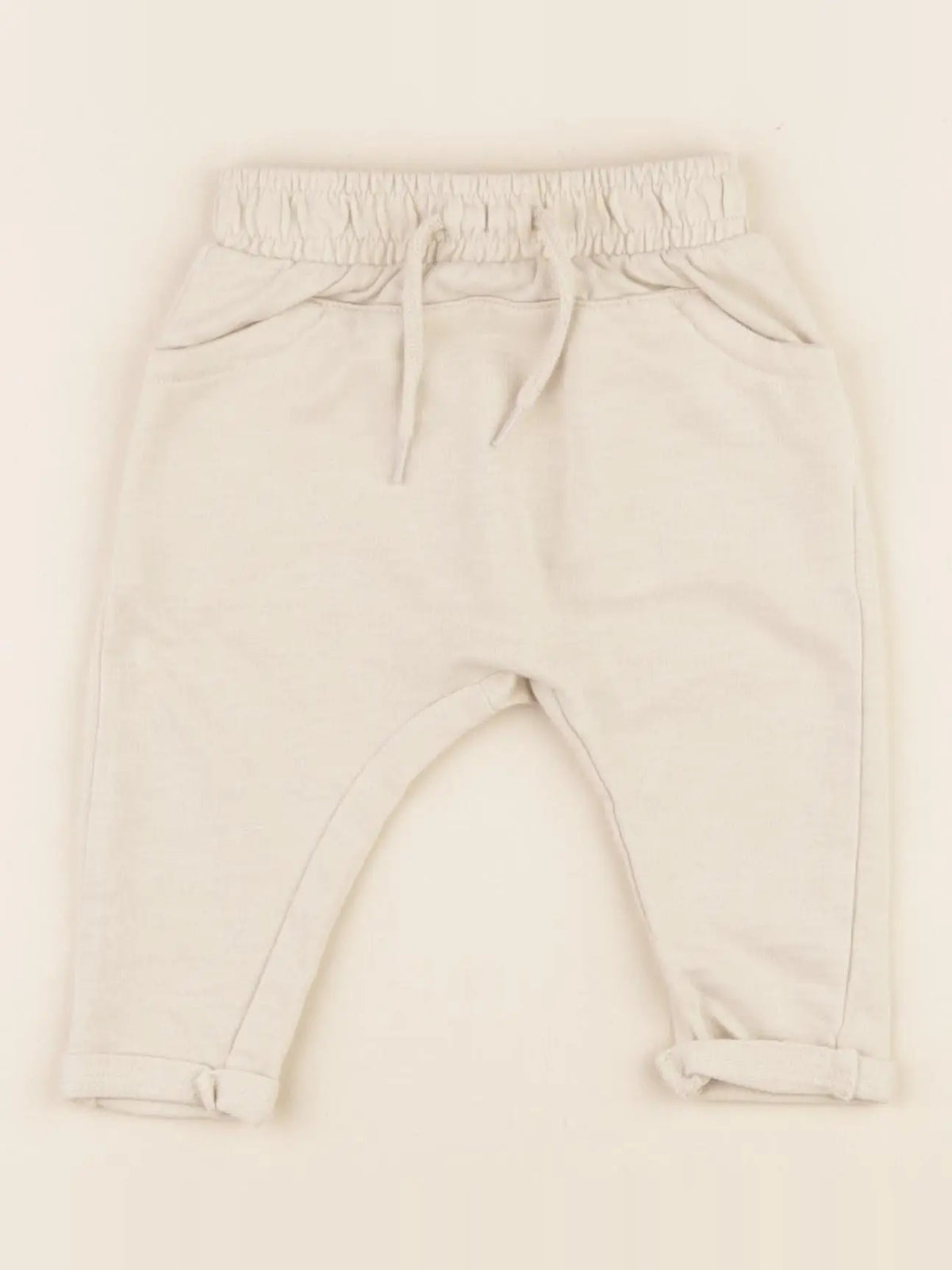 Vertbaudet - sarouel beige - 3 mois