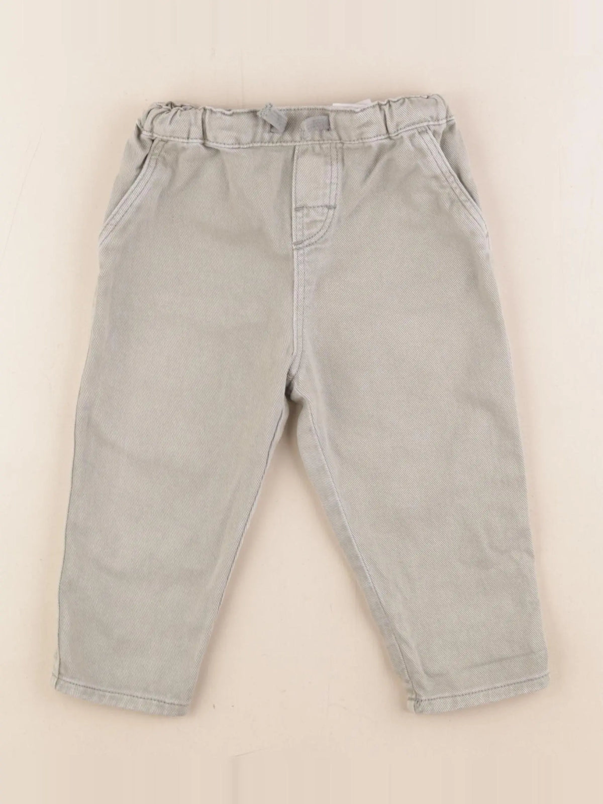 H&M - jean vert - 9/12 mois