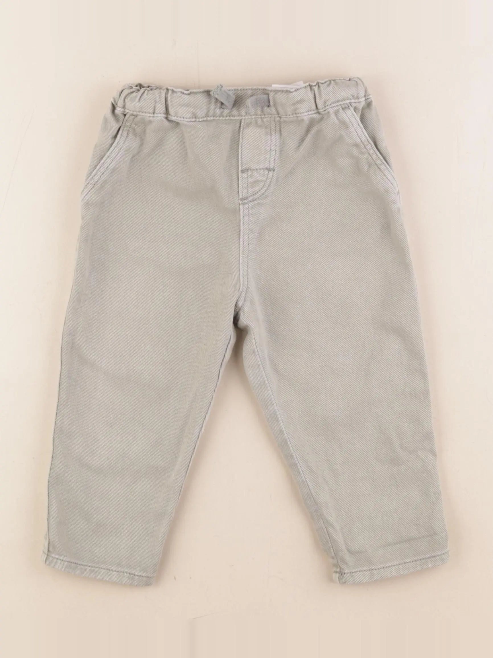 H&M - jean vert - 9/12 mois