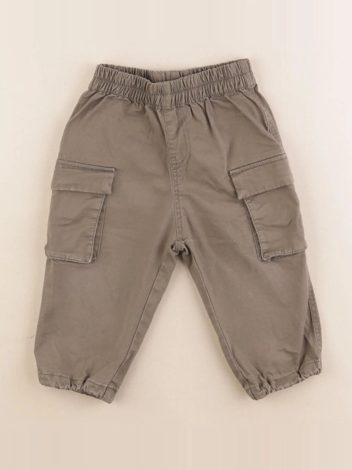 H&M - pantalon vert - 9/12 mois