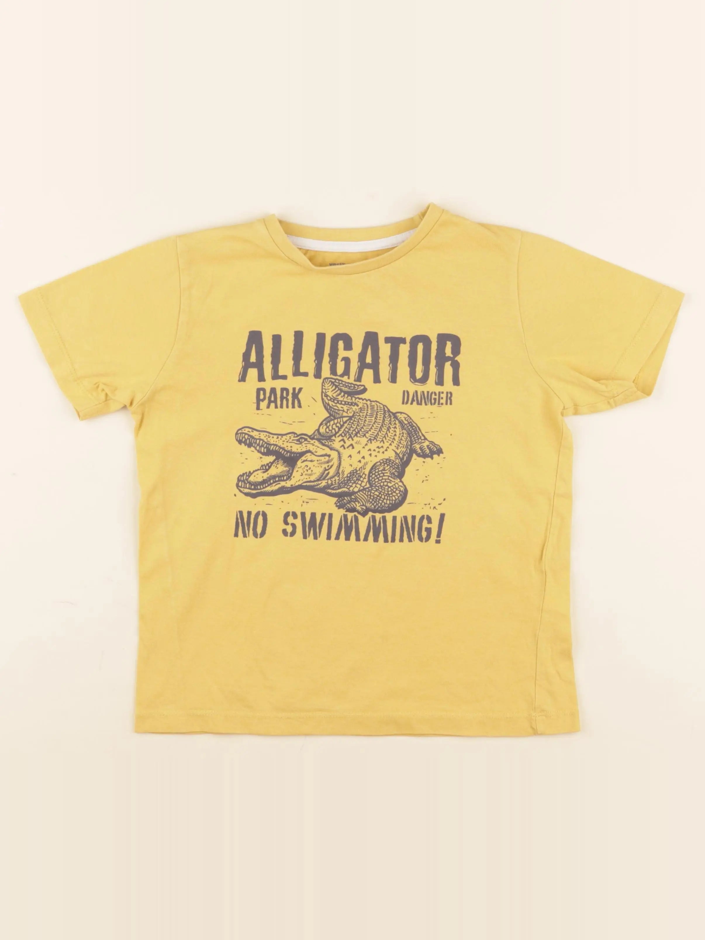 Vertbaudet - tee-shirt jaune - 8 ans