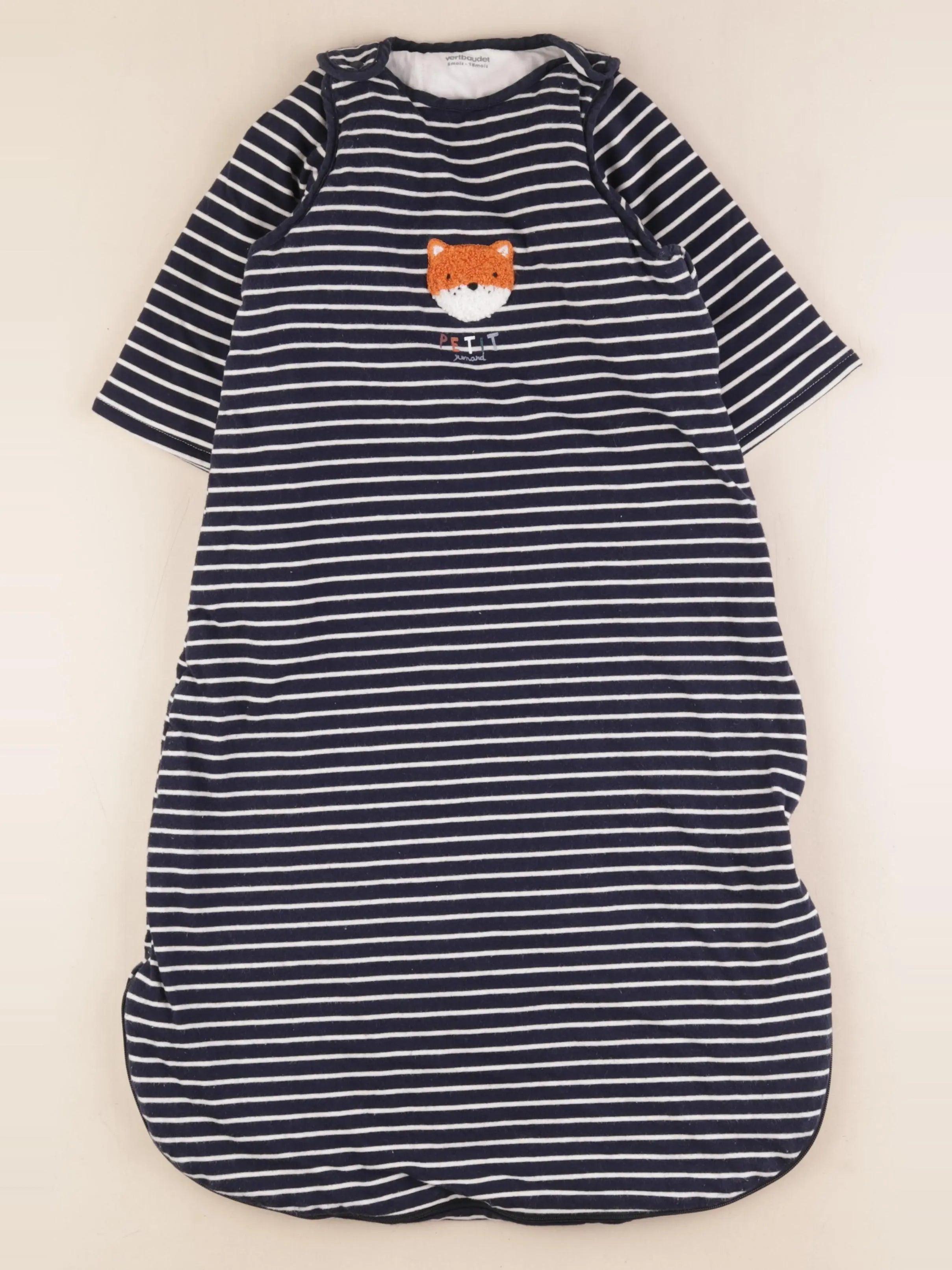 Vertbaudet - gigoteuse TOG 3 bleu, blanc - 6/18 mois