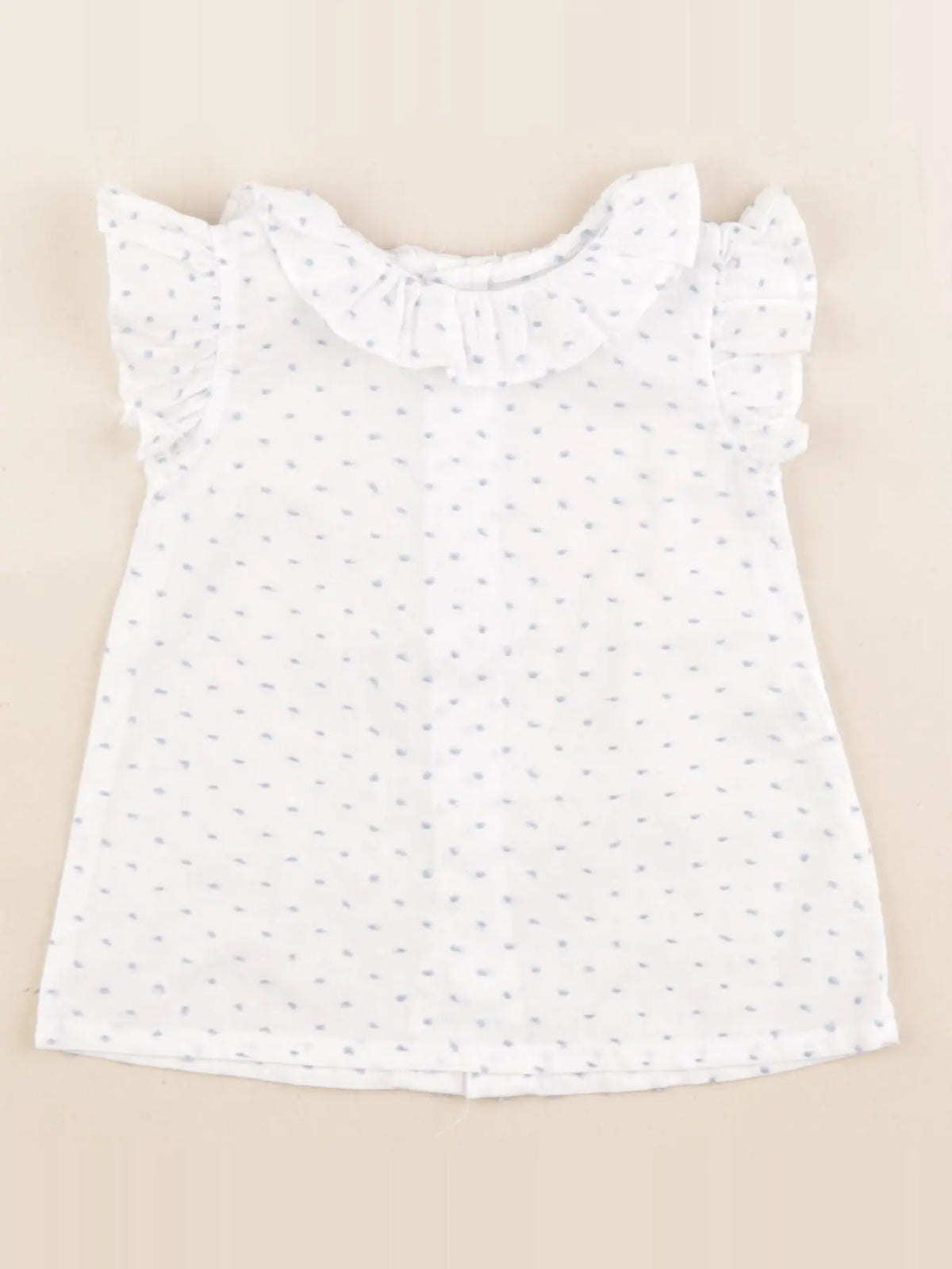 Lola Palacios - blouse bleu - 18 mois