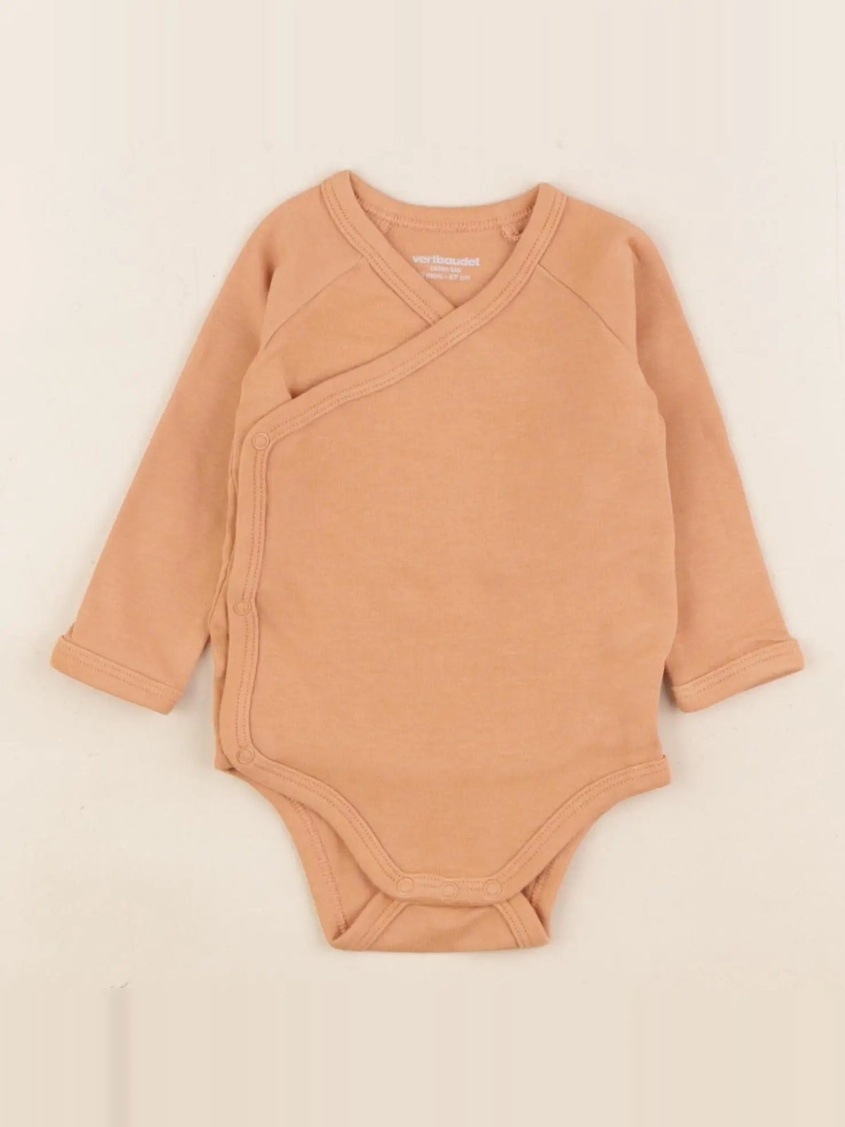Vertbaudet - body orange - 6 mois