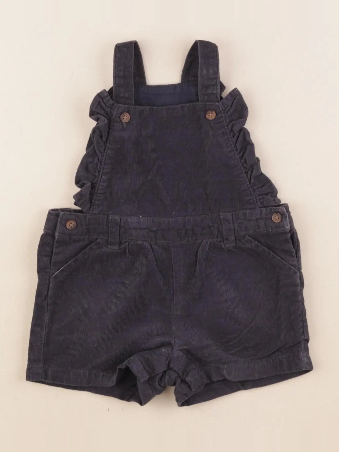 Boutchou - salopette doublé gris - 6 mois