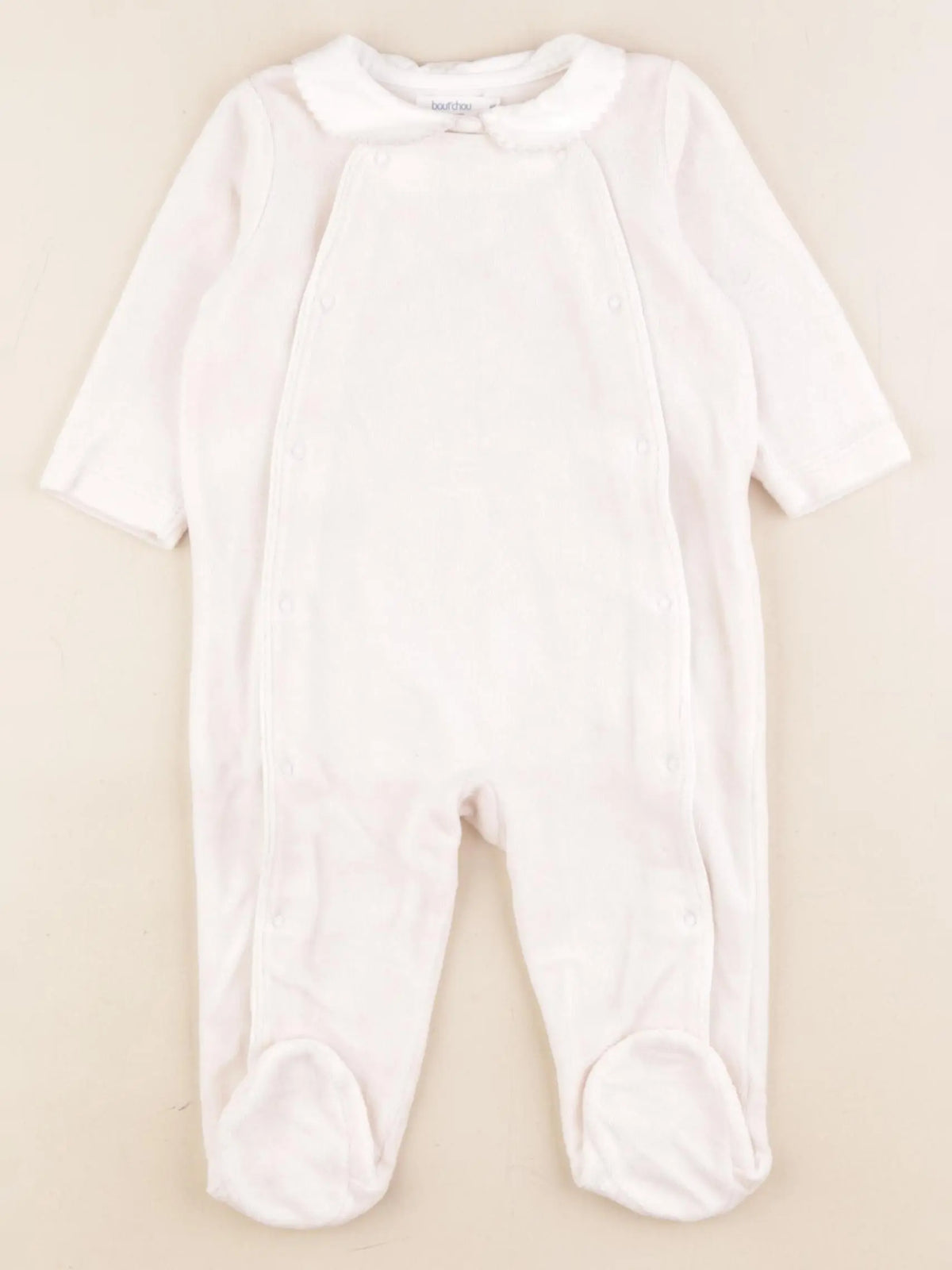 Boutchou - pyjama velours rose - 6 mois
