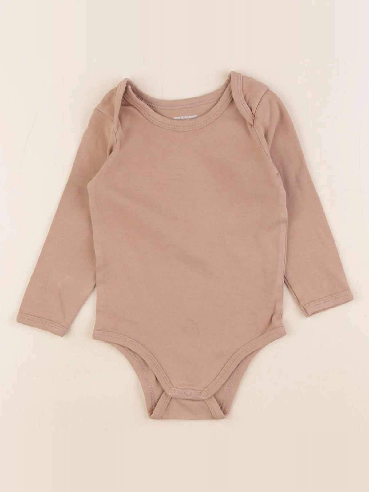 Vertbaudet - body marron - 24 mois