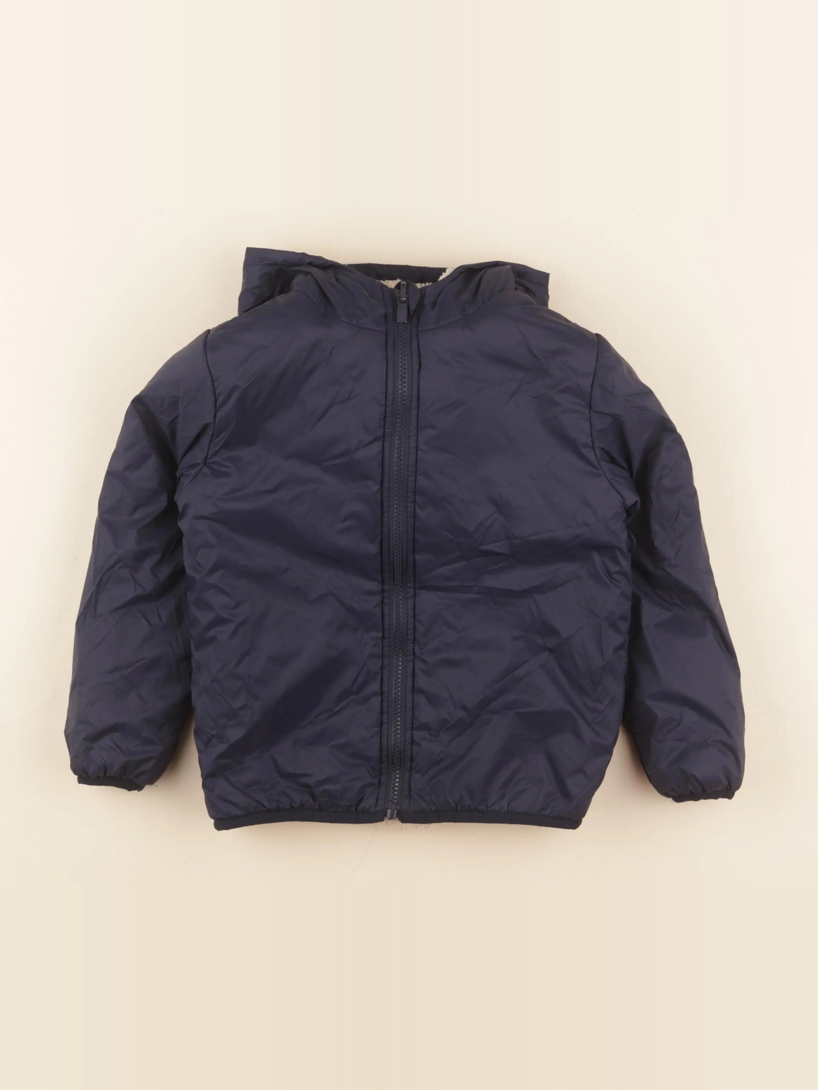 Vertbaudet - doudoune bleu - 7 ans